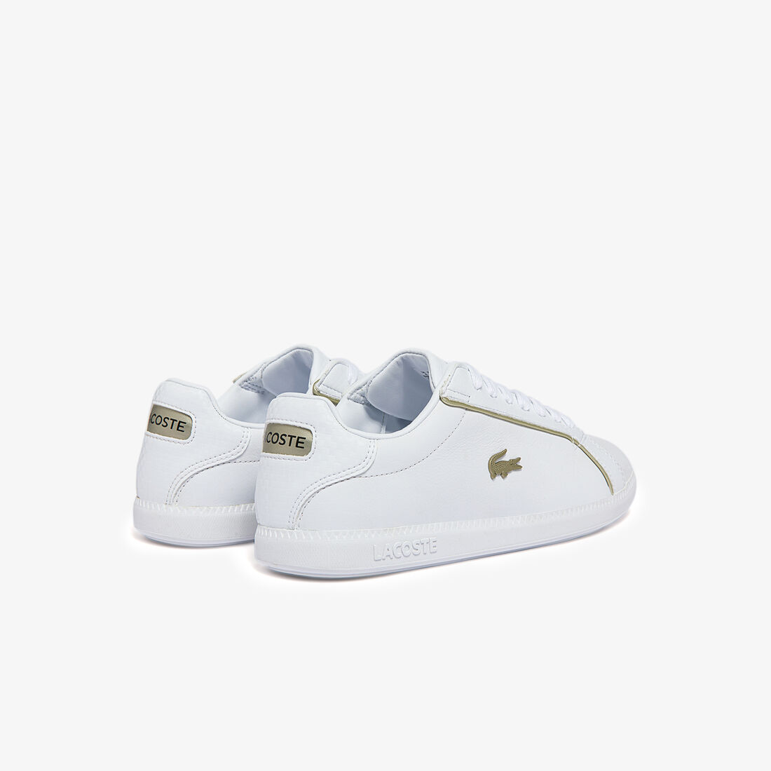 Women's Graduate Leather Metallic Detailing Trainers Women's Graduate Leather Metallic Detailing Trainers