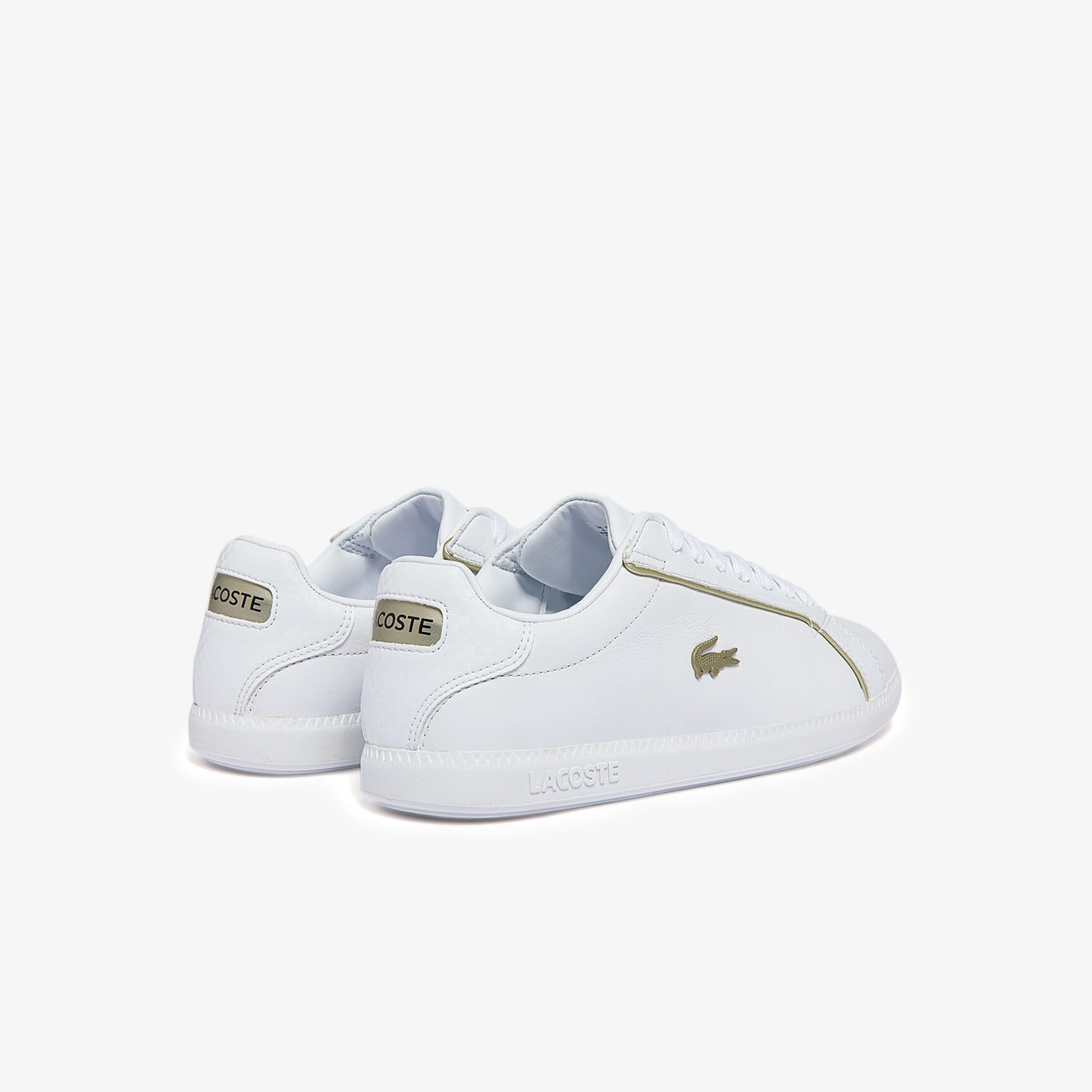 Women's Graduate Leather Metallic Detailing Trainers Women's Graduate Leather Metallic Detailing Trainers