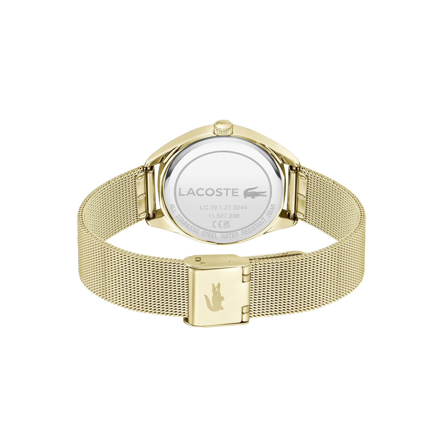 Thin Gold-Plated Steel Women's Watch