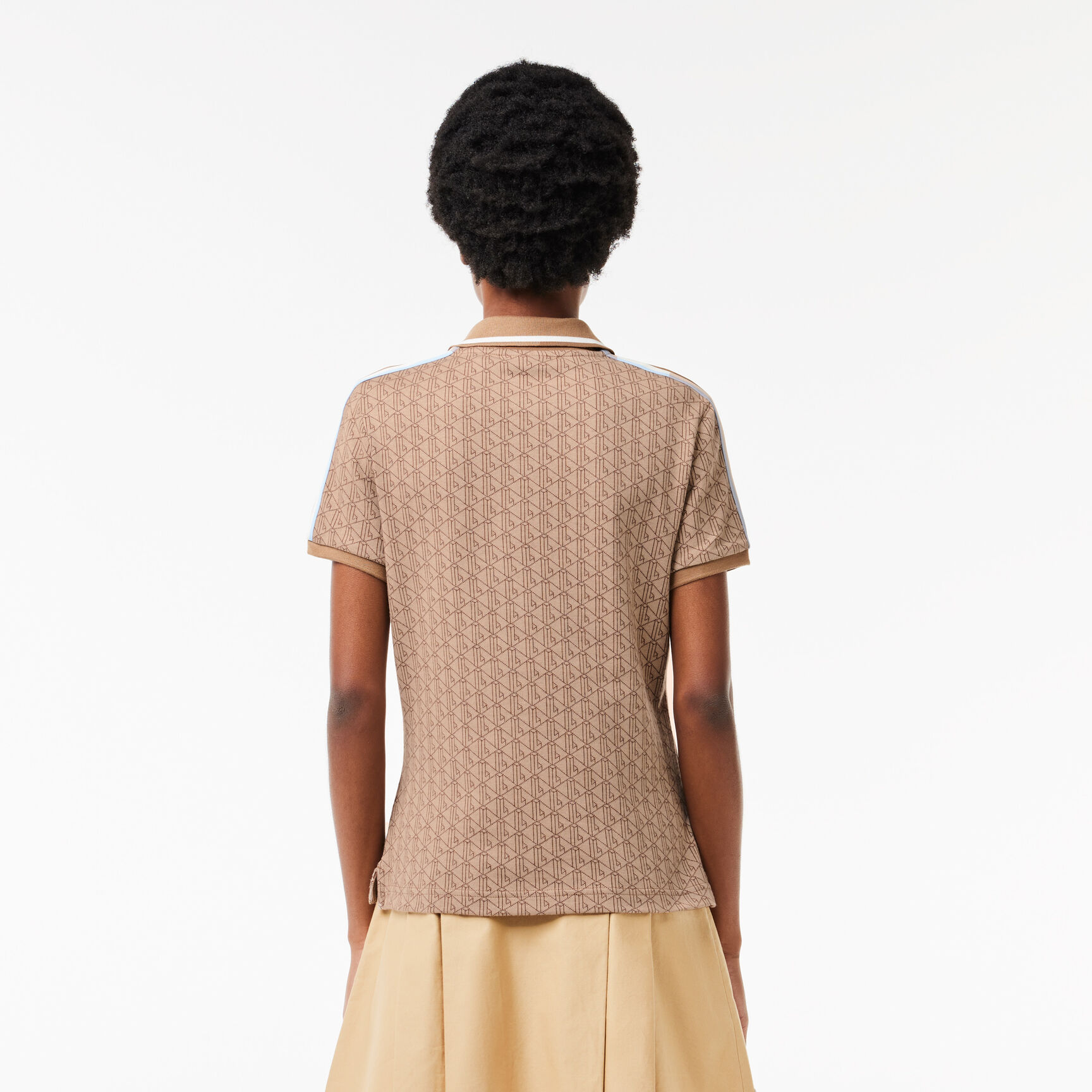 Slim Fit Lacoste Monogram Jacquard Polo Shirt Slim Fit Lacoste Monogram Jacquard Polo Shirt