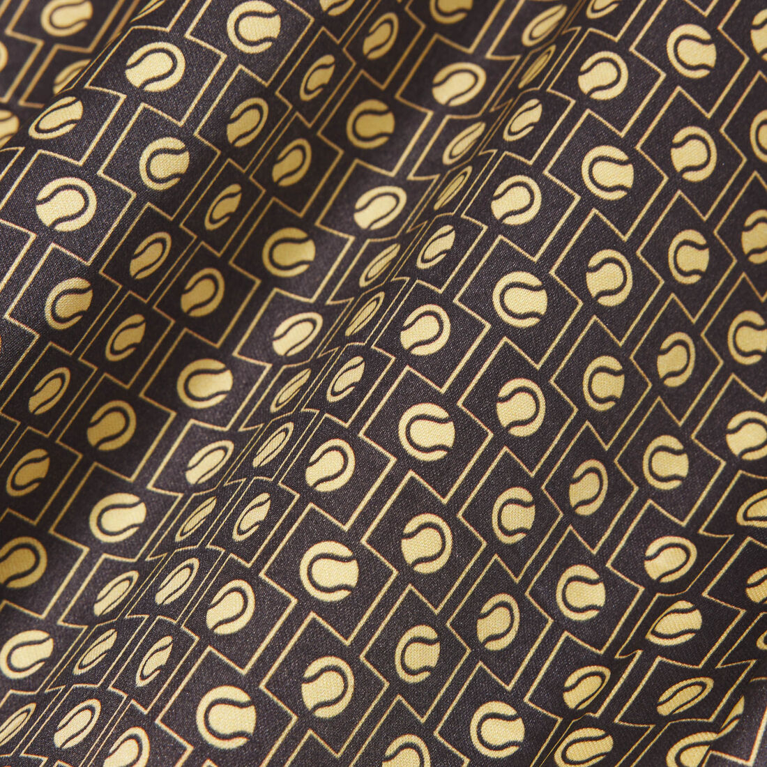 Oversized Printed Satin Shirt Oversized Printed Satin Shirt