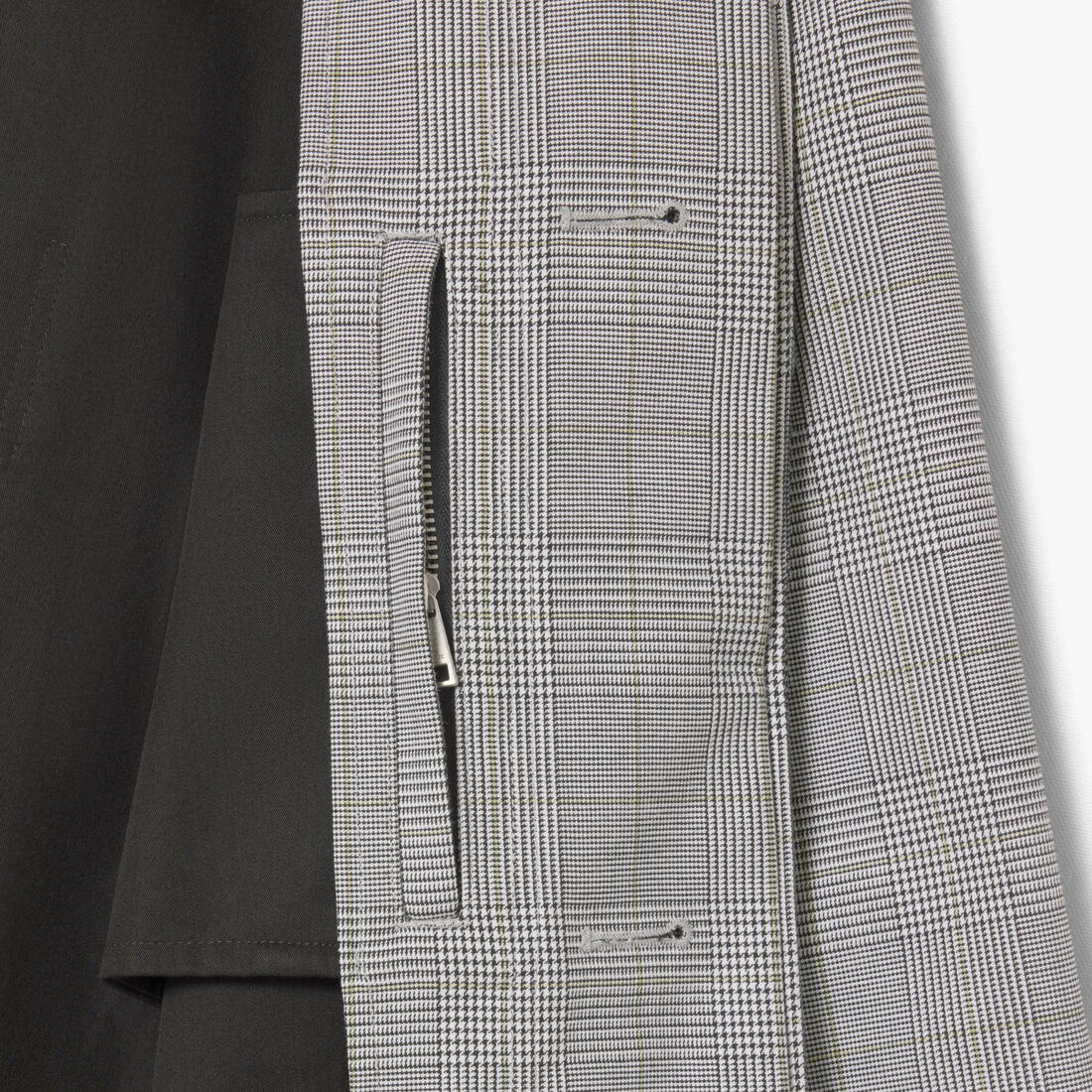 Water-Repellent Plaid Trench Coat Water-Repellent Plaid Trench Coat