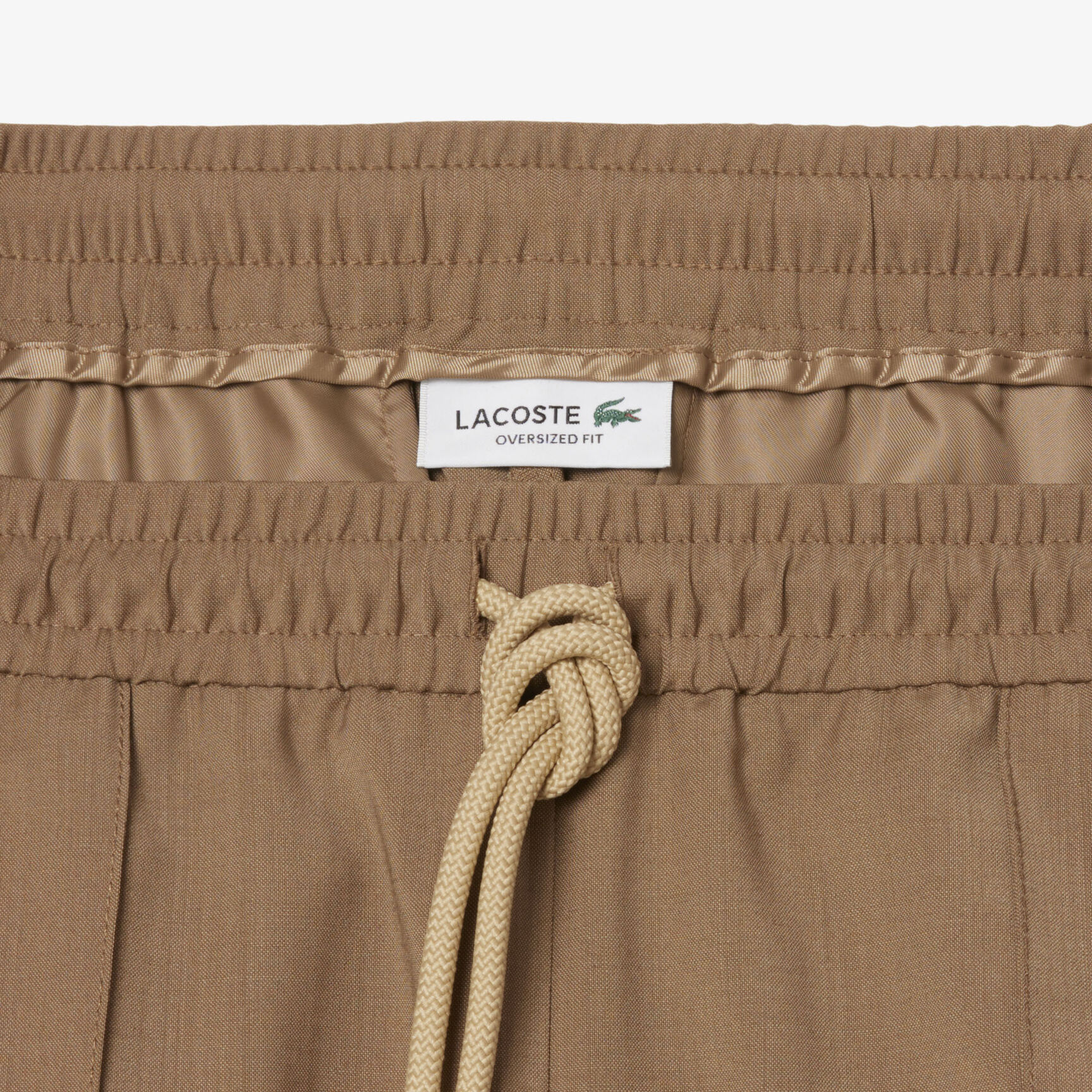 بنطال رياضي كبير الحجم من مزيج الصوف