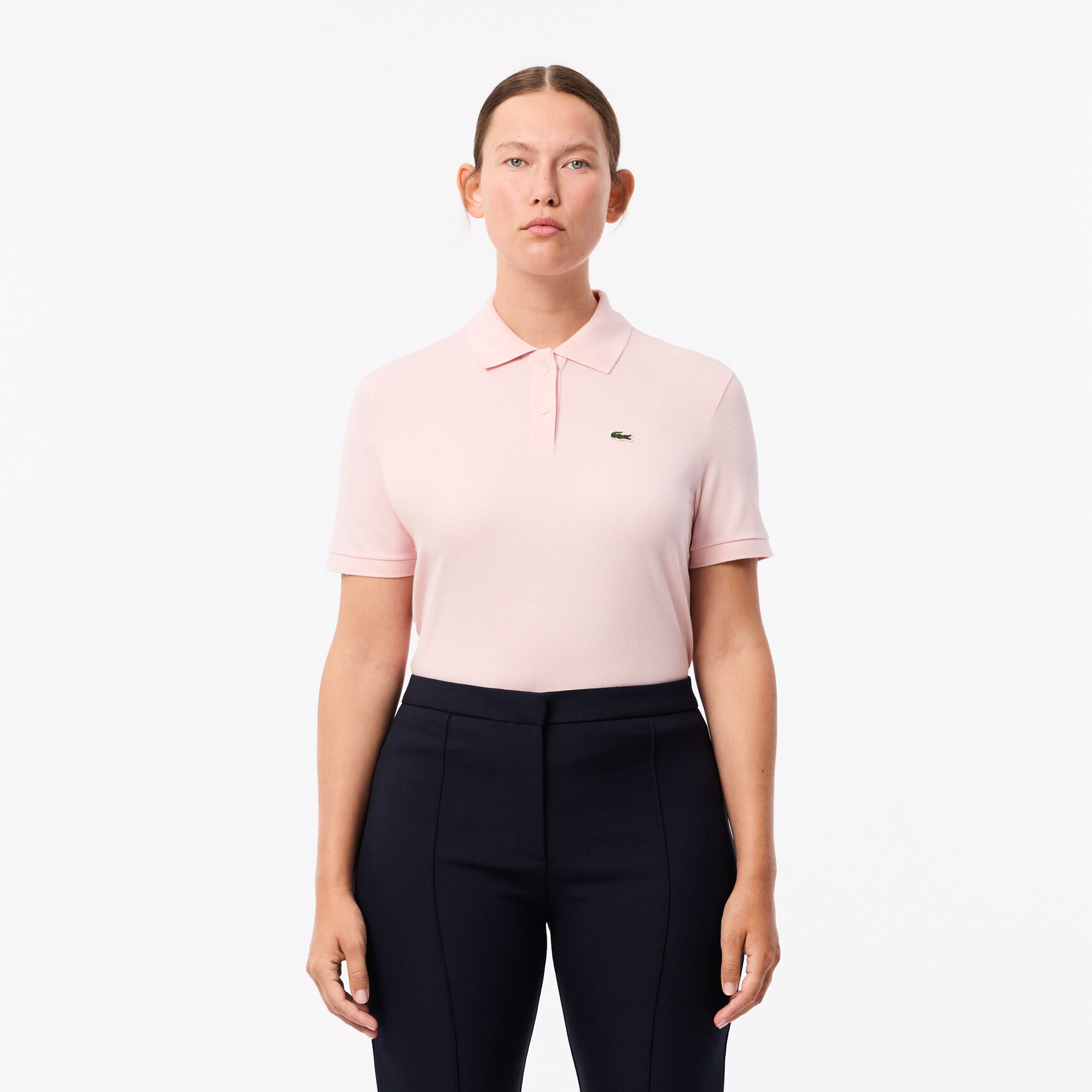 Women's Lacoste Regular Fit Soft Cotton Petit Pique Polo Shirt