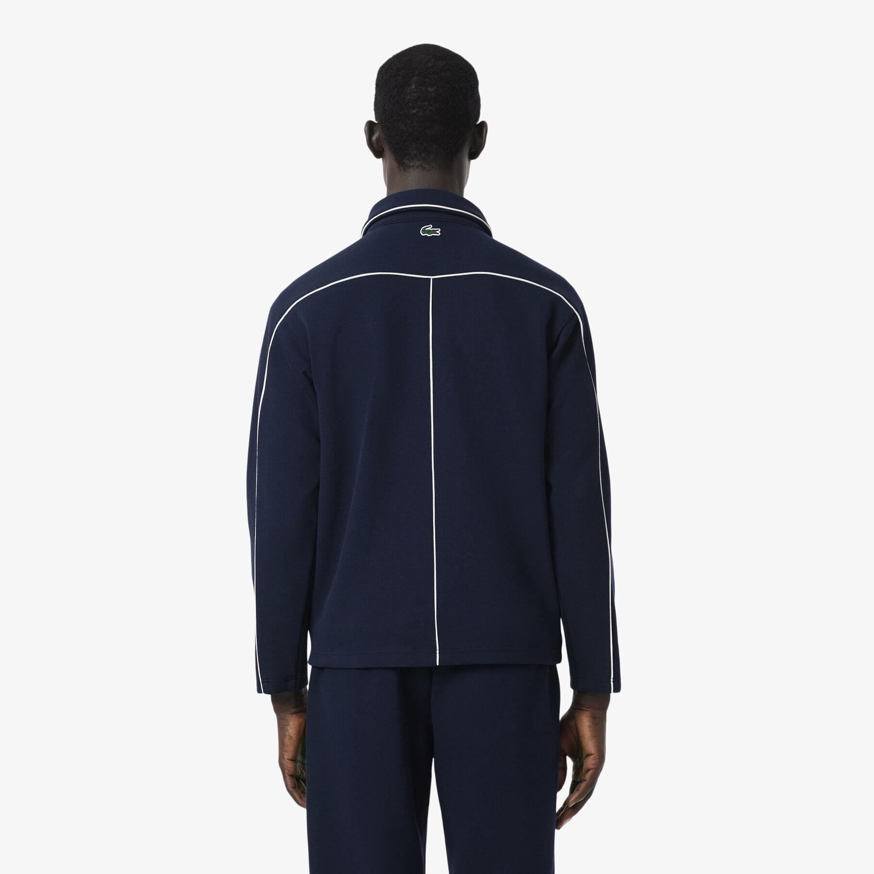 Tennis Heritage Zipped Badge Accent Sweatshirt lacoste tennis heritage zipped badge accent sweatshirt