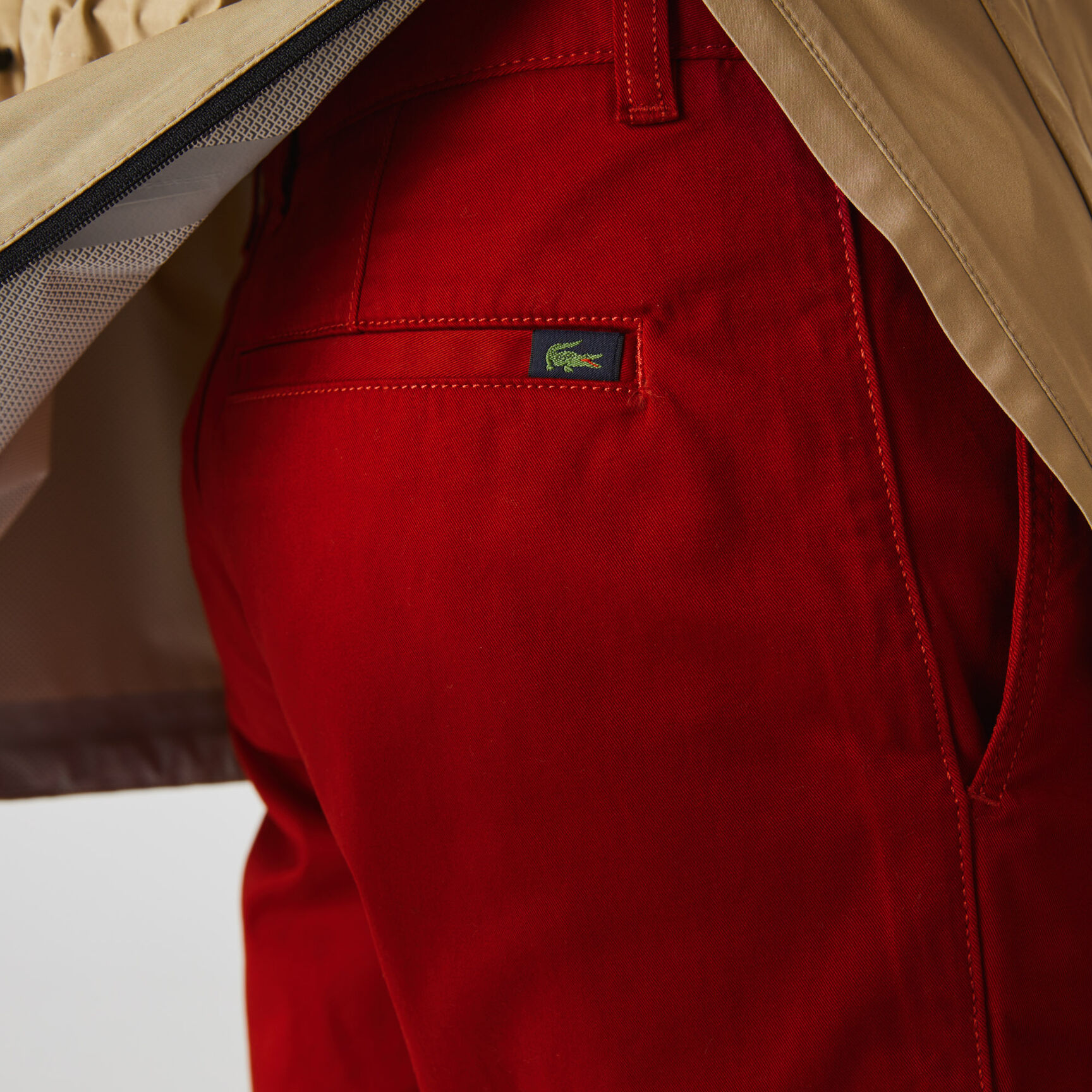 Men's Slim Fit Stretch Gabardine Bermuda Shorts Men's Slim Fit Stretch Gabardine Bermuda Shorts