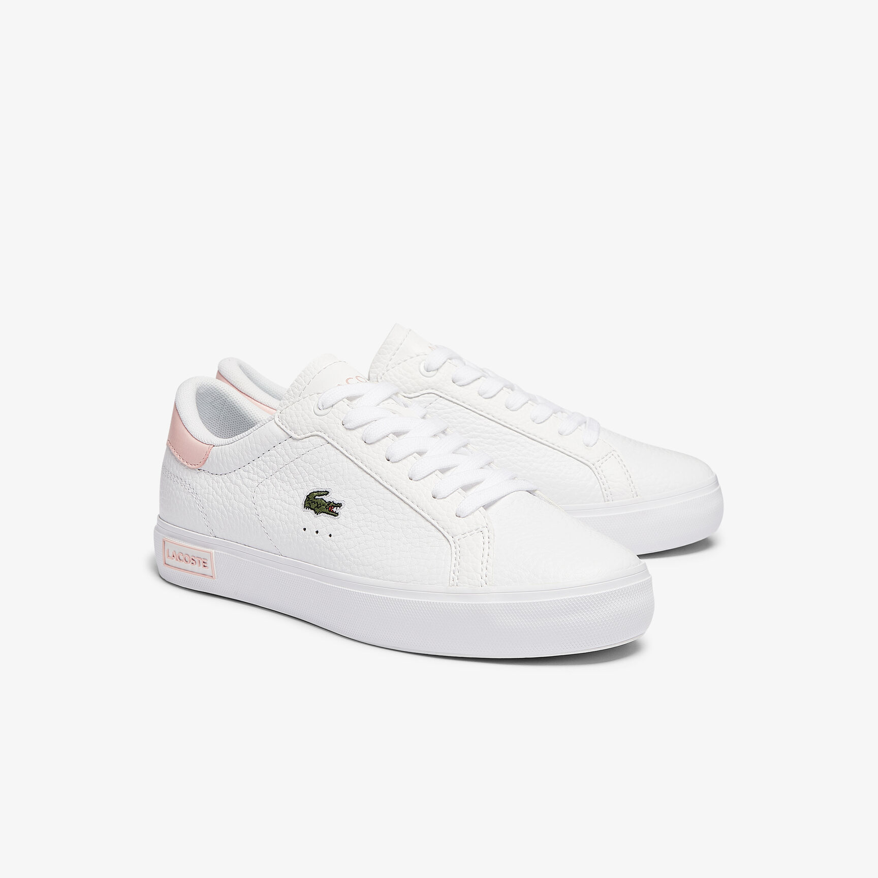 Women's Powercourt Leather and Synthetic Sneakers