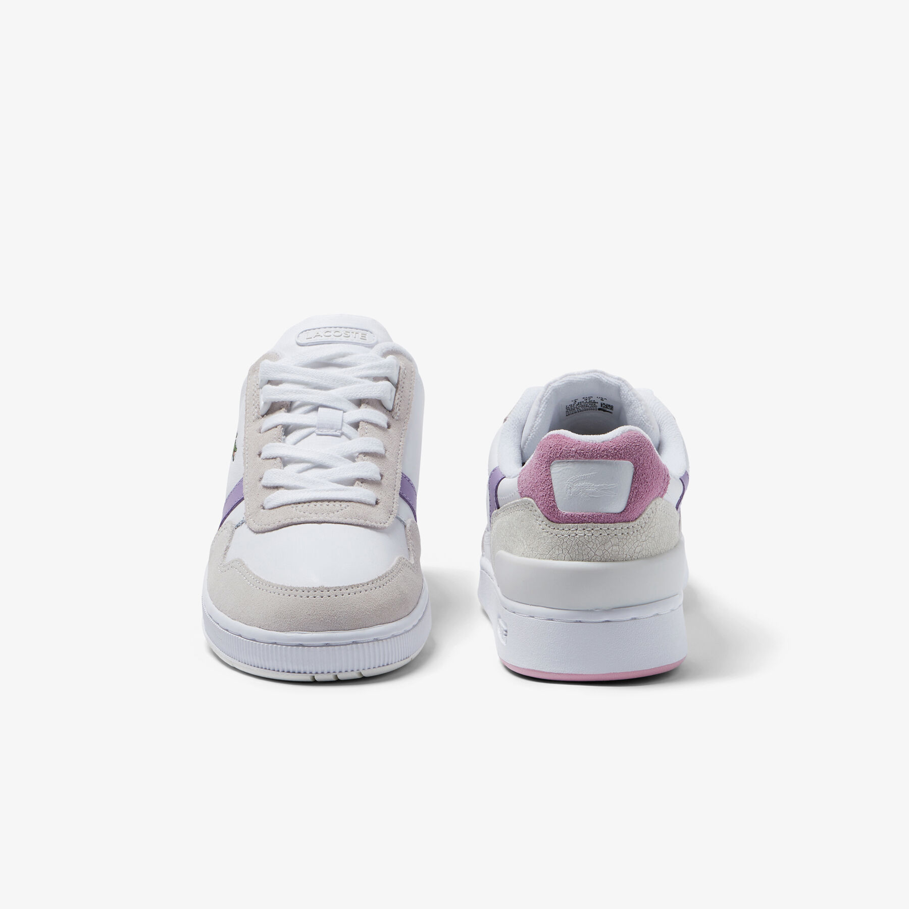 women s lacoste t clip leather sneakers