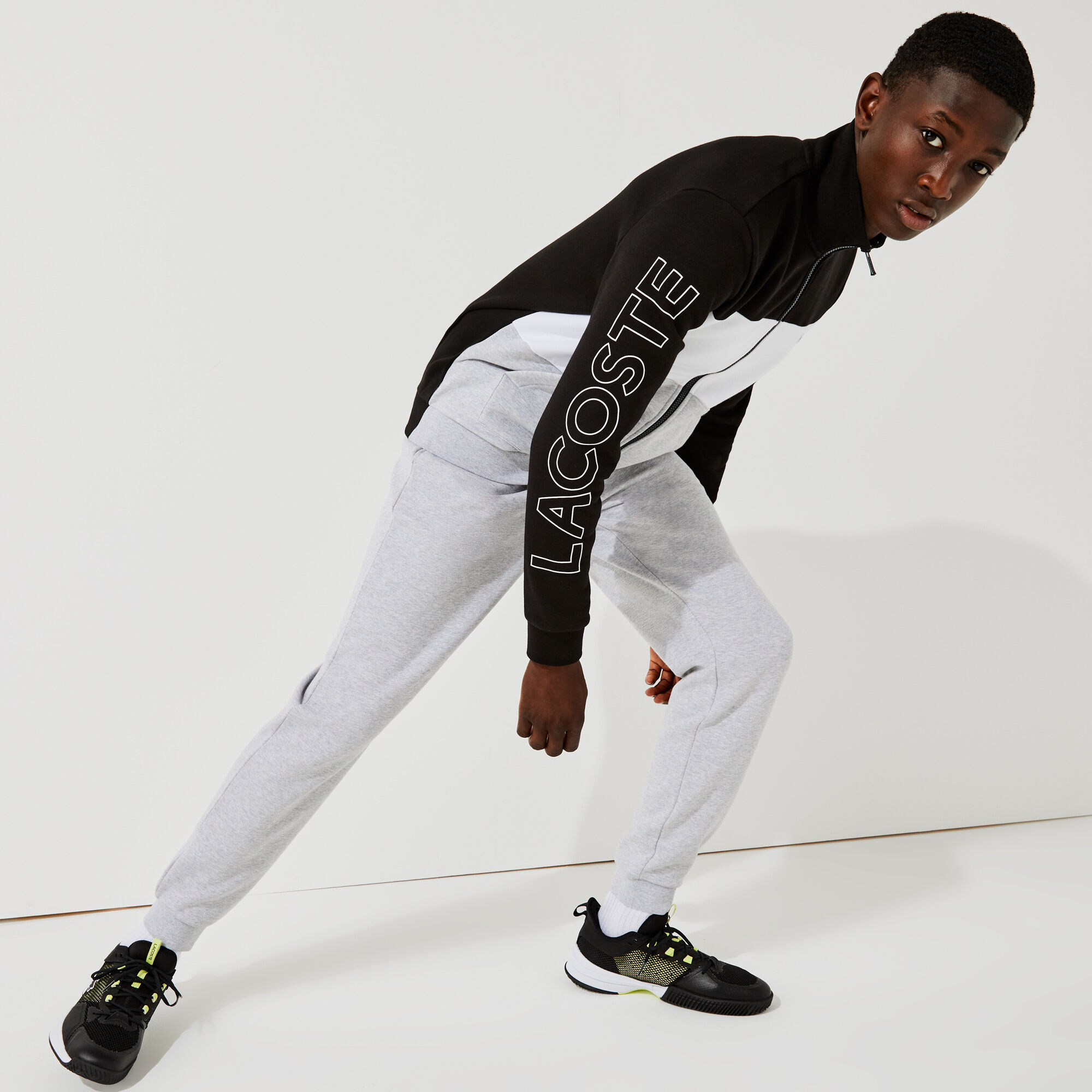 Lacoste fleece tracksuit store
