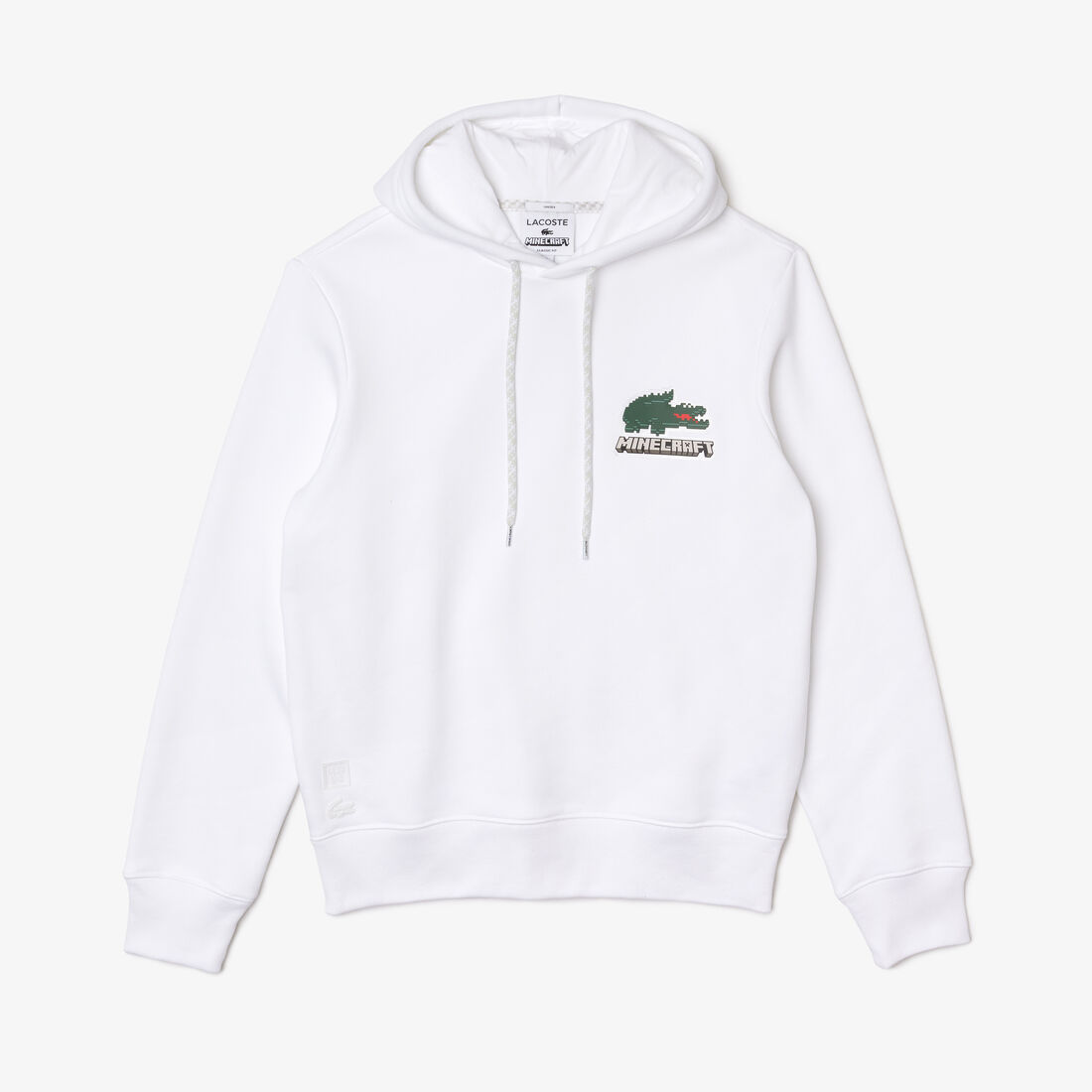 هودي صوف قطني للجنسين مجموعة Lacoste x Minecraft هودي صوف قطني للجنسين مجموعة Lacoste x Minecraft