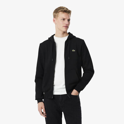 Classic Fit Zipped Fleece Sweatshirt