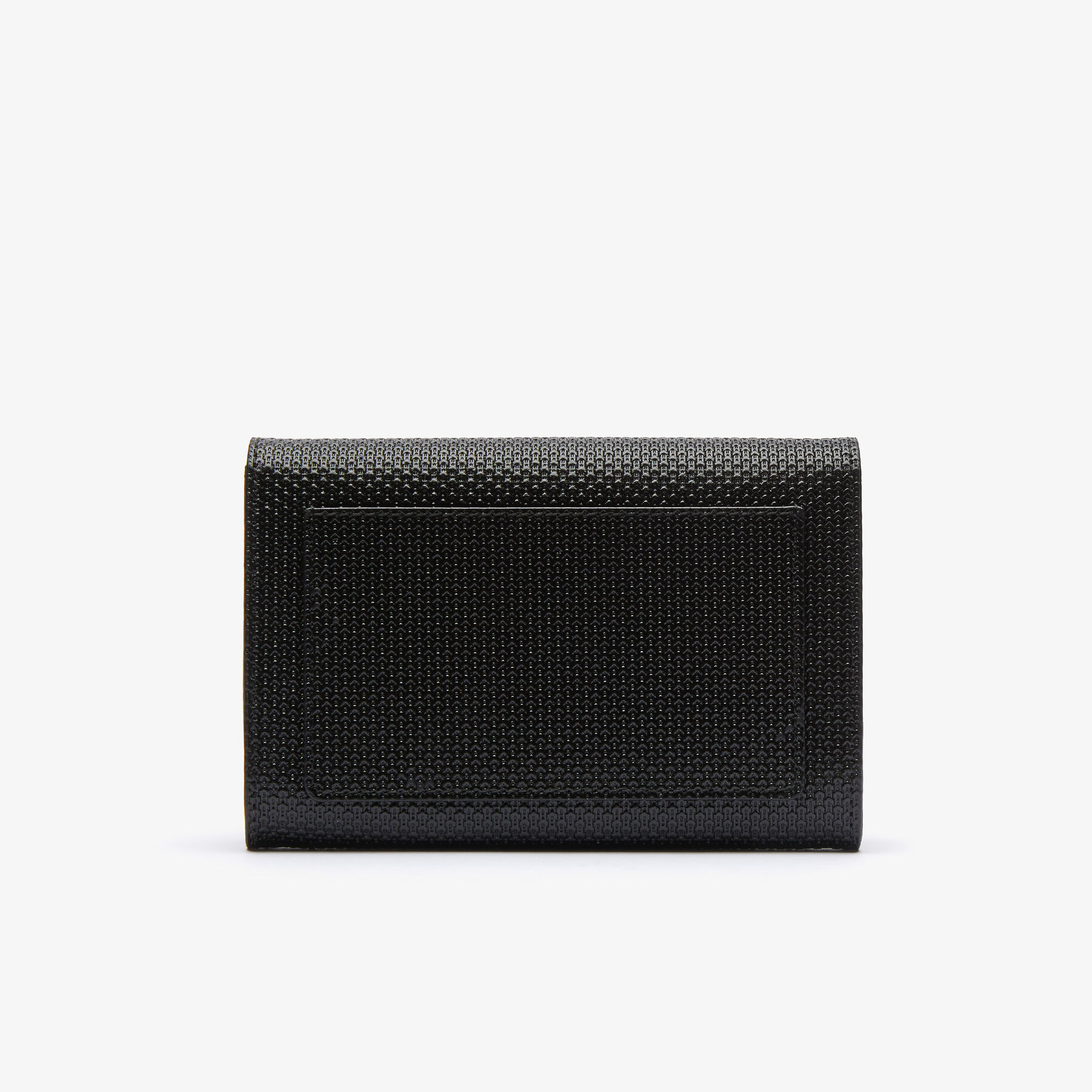 Women's Chantaco Matte Piqué Leather Snap Flap Wallet lacoste women s chantaco matte piqu leather snap flap wallet