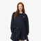 lacoste oversized polo collar pique sweatshirt