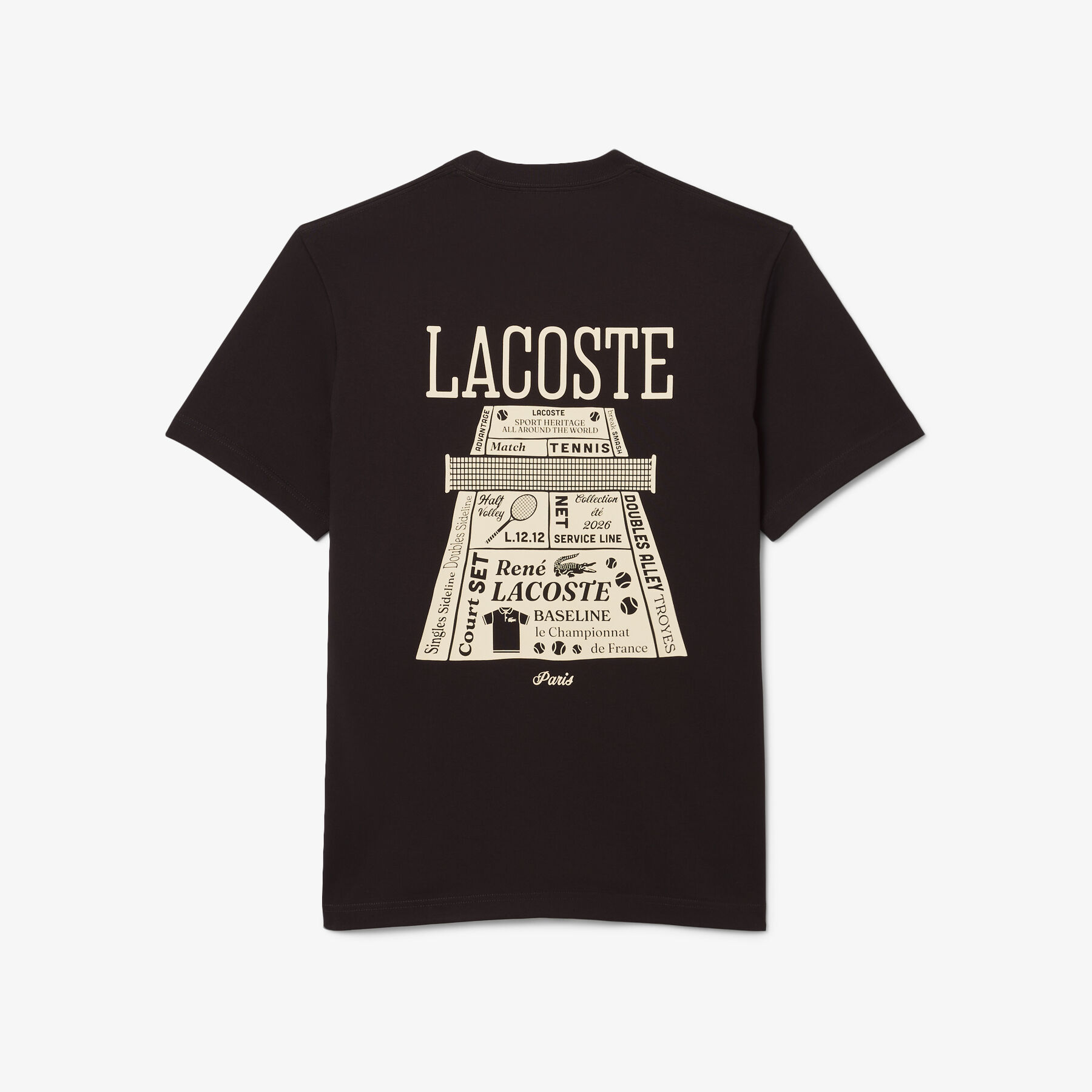 Printed Heavy Cotton T-shirt lacoste printed heavy cotton t shirt