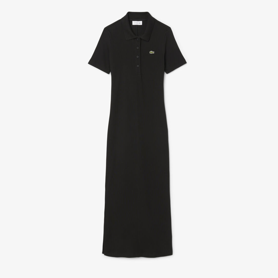 Long Ribbed Cotton Polo Dress Long Ribbed Cotton Polo Dress