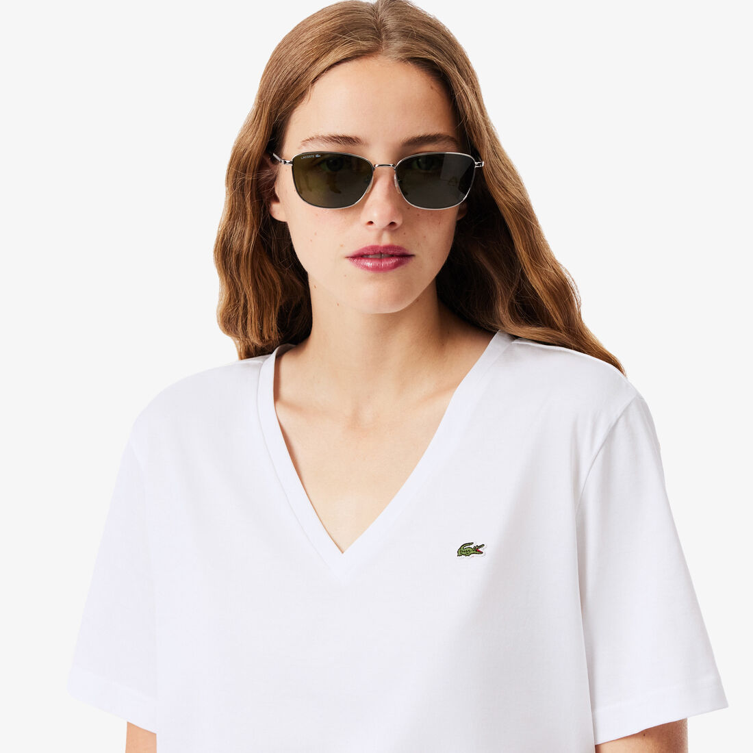 Relaxed Fit Soft Cotton V Neck T-shirt Relaxed Fit Soft Cotton V Neck T-shirt