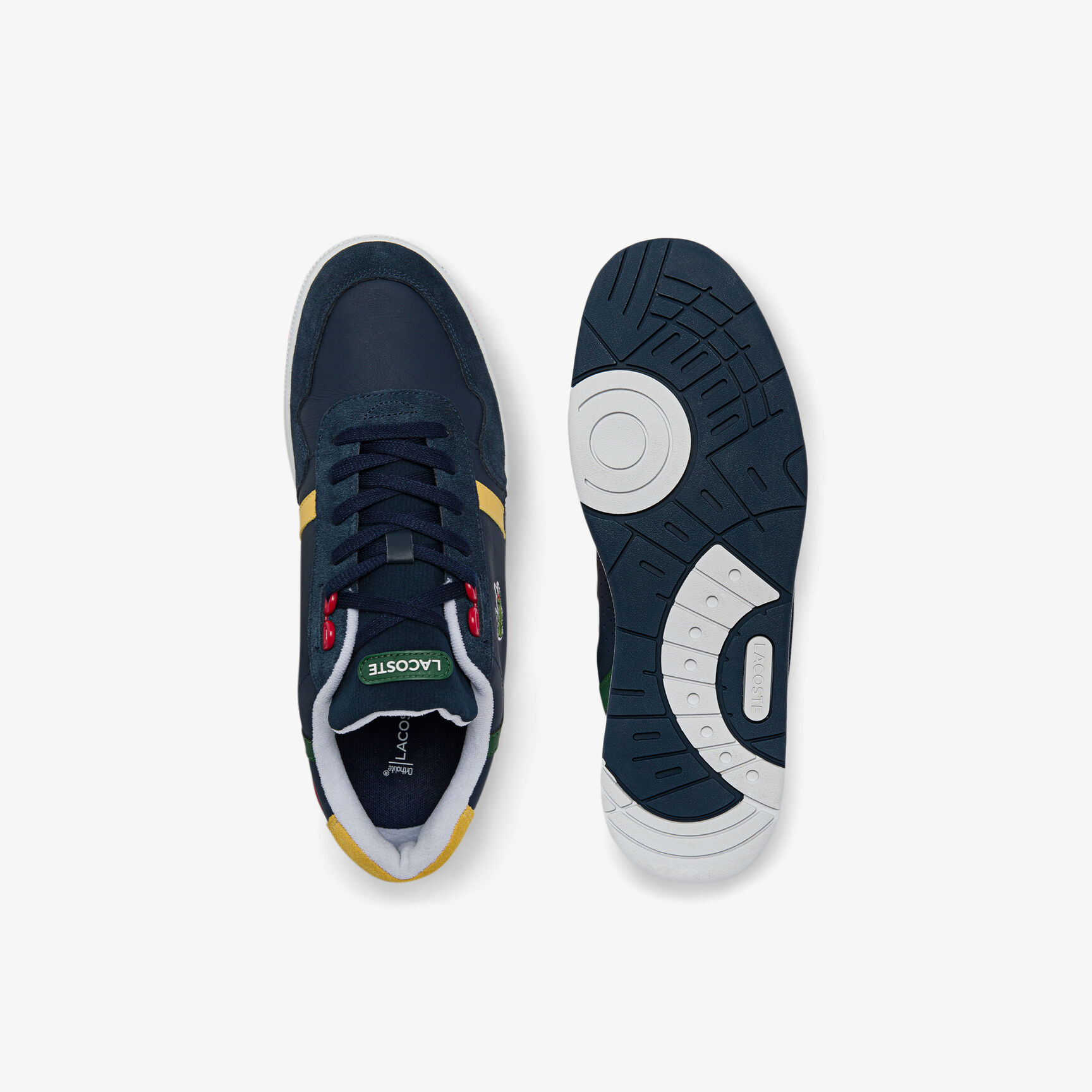 Men's T-Clip Leather and Suede Trainers