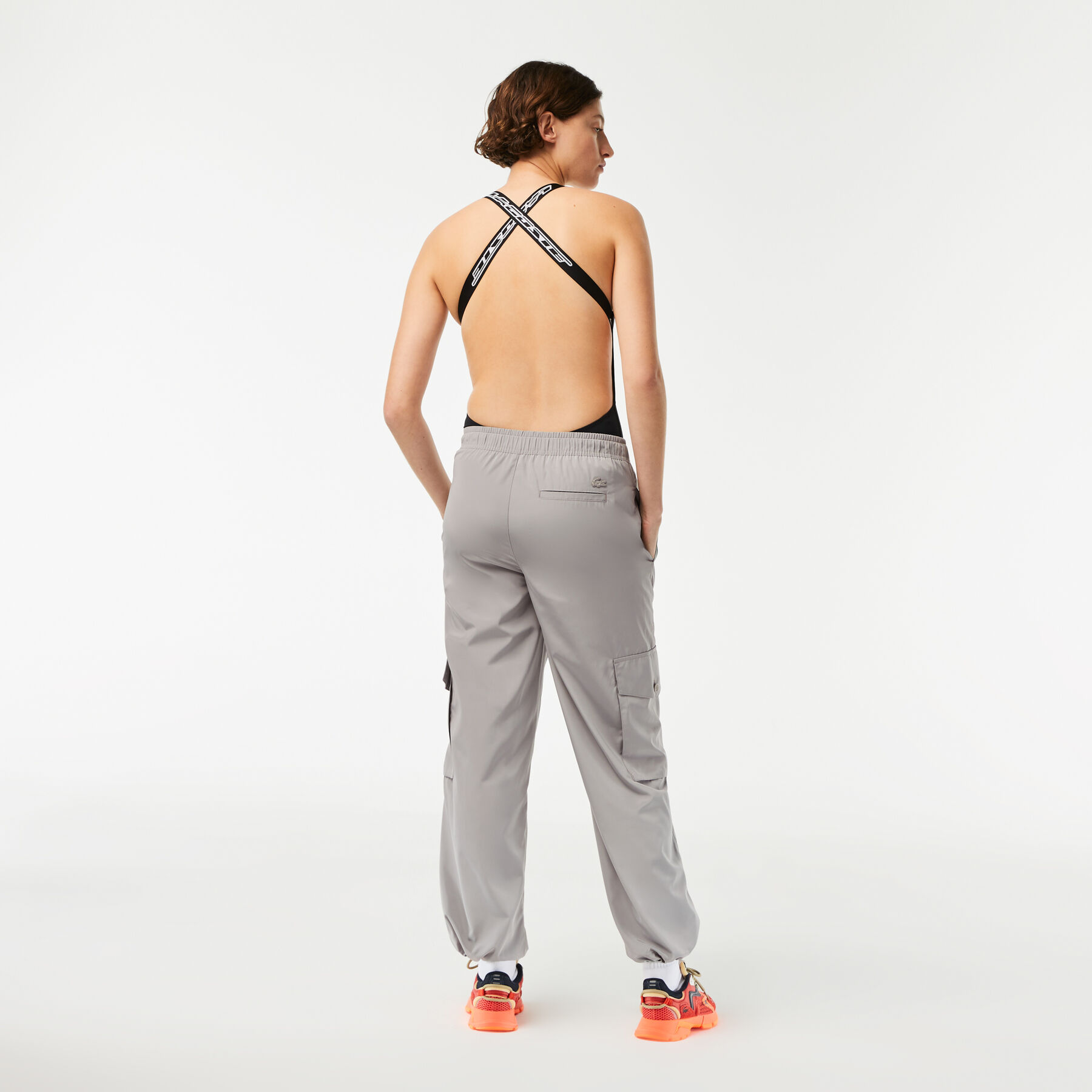 Women's Lacoste Wide Leg Cargo Pants women s lacoste wide leg cargo pants
