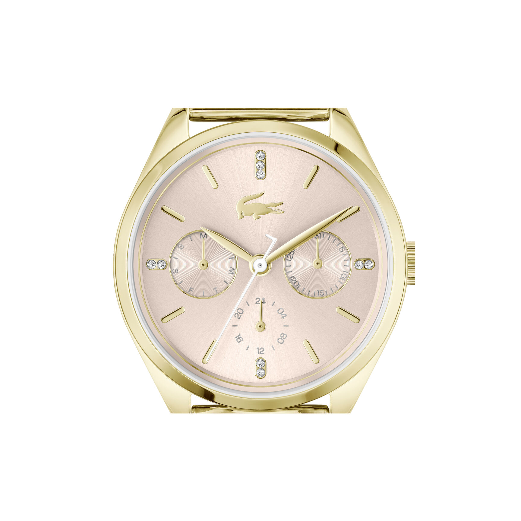 Thin Gold-Plated Steel Women's Watch