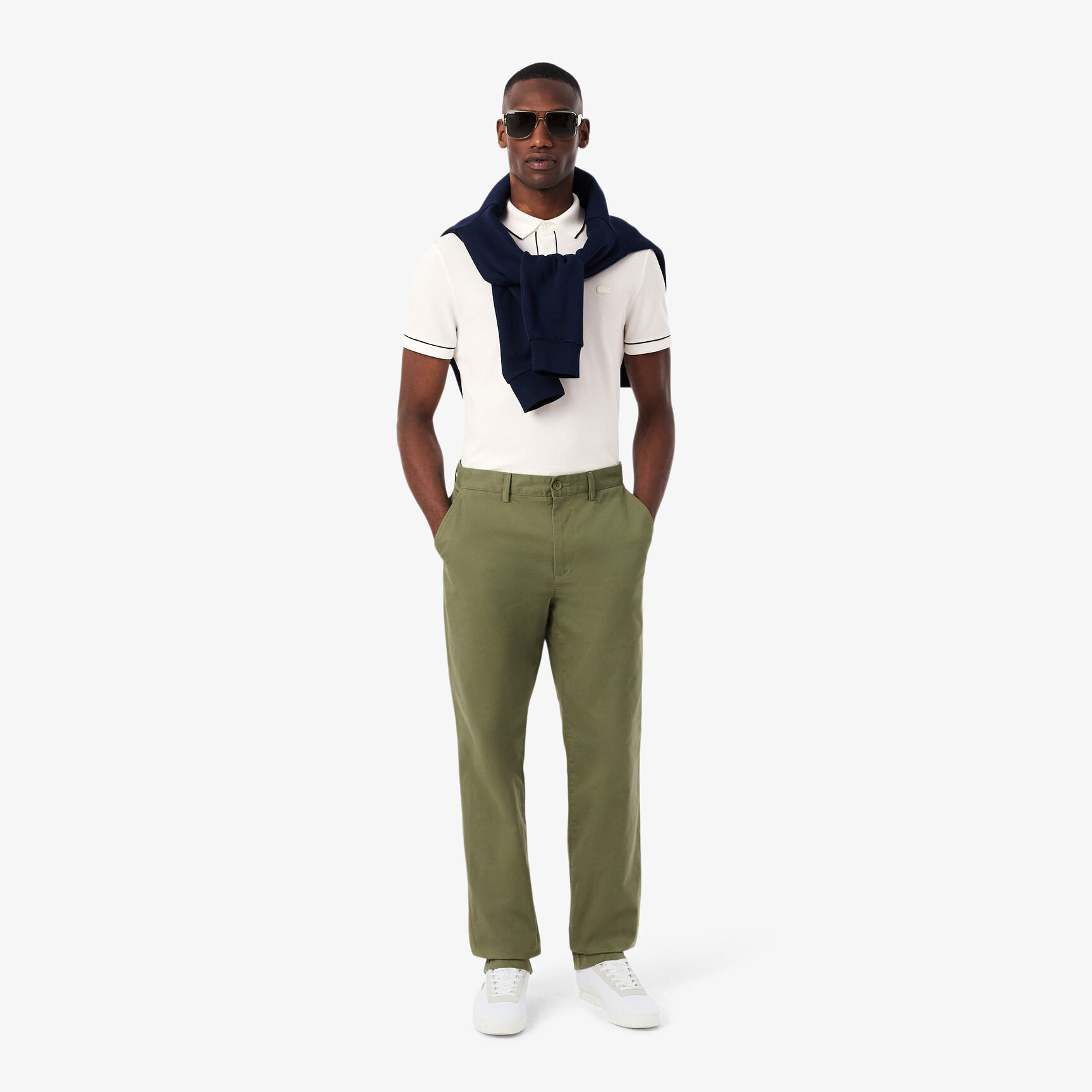 قميص بولو بيكيه باريسي بقصة عادية