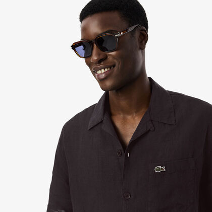 قميص كتان بقصة مريحة قميص كتان بقصة مريحة