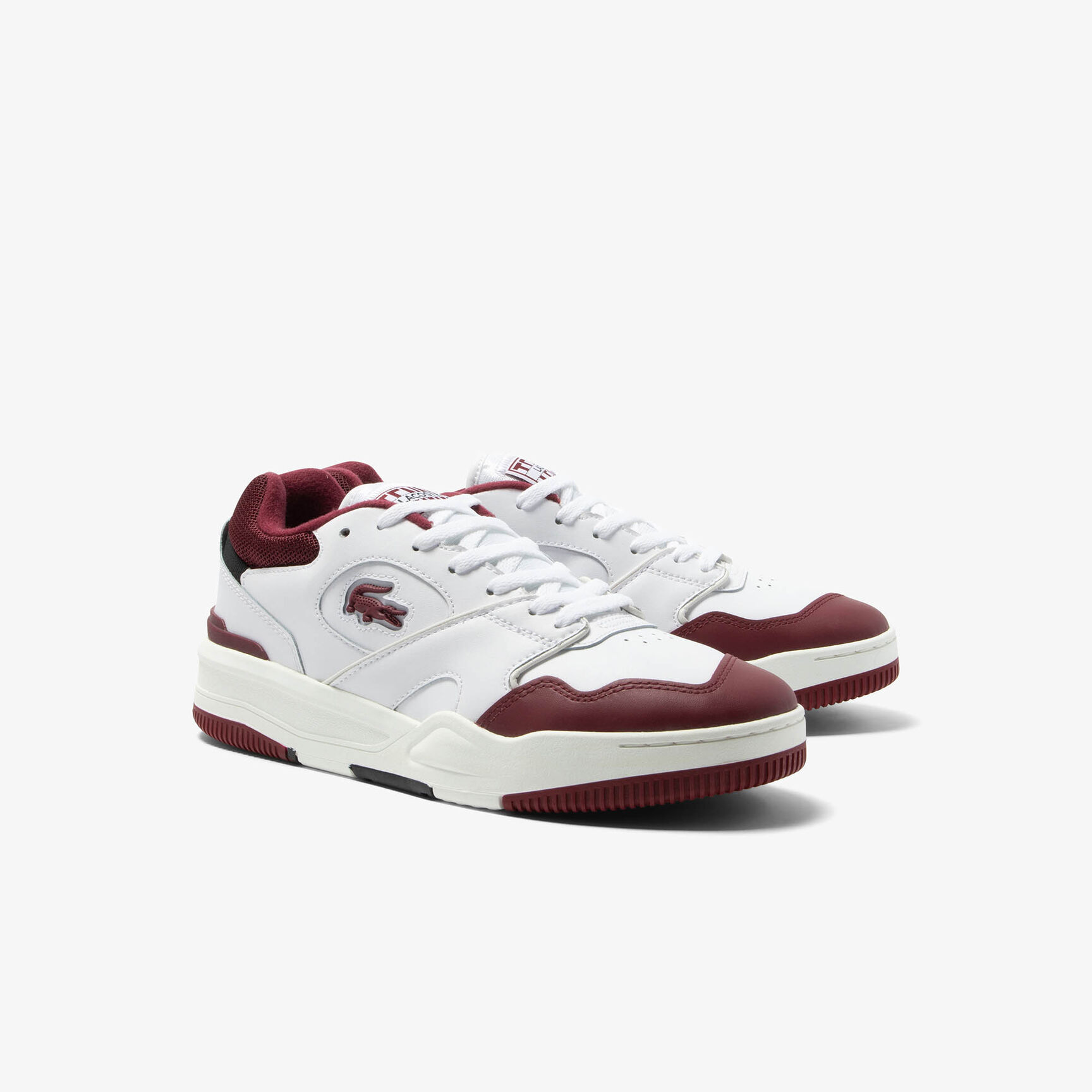 Men's Lineshot Mesh Collar Leather Trainers
