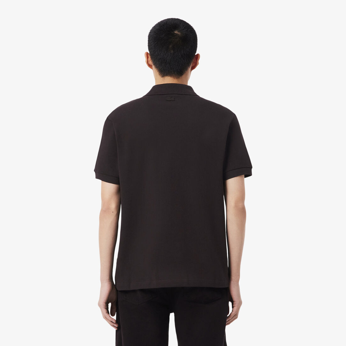 Classic Fit Badge Accent Pique Polo Shirt Classic Fit Badge Accent Pique Polo Shirt