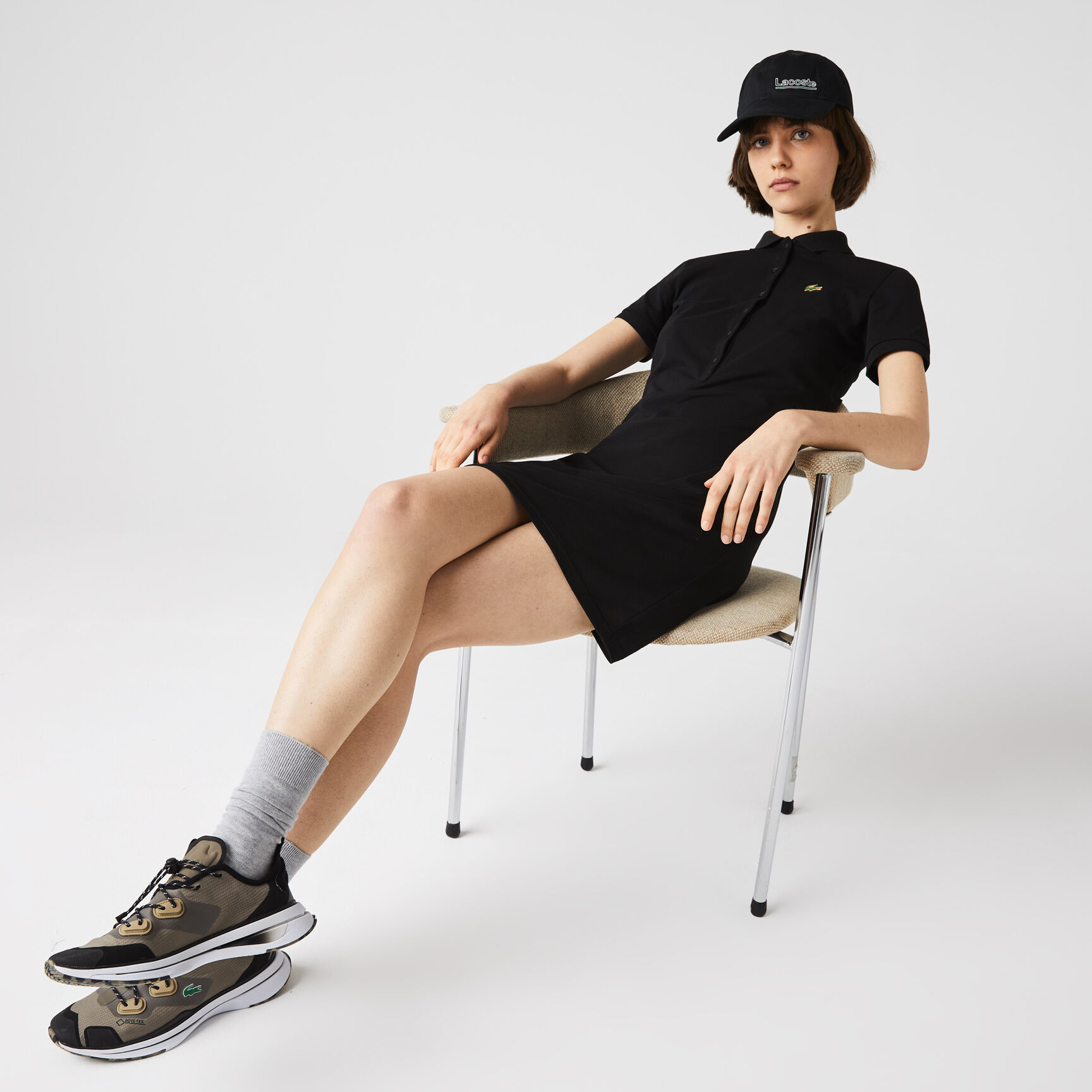 Women’s Lacoste LIVE Stretch Cotton Piqué Polo Dress Women’s Lacoste LIVE Stretch Cotton Piqué Polo Dress