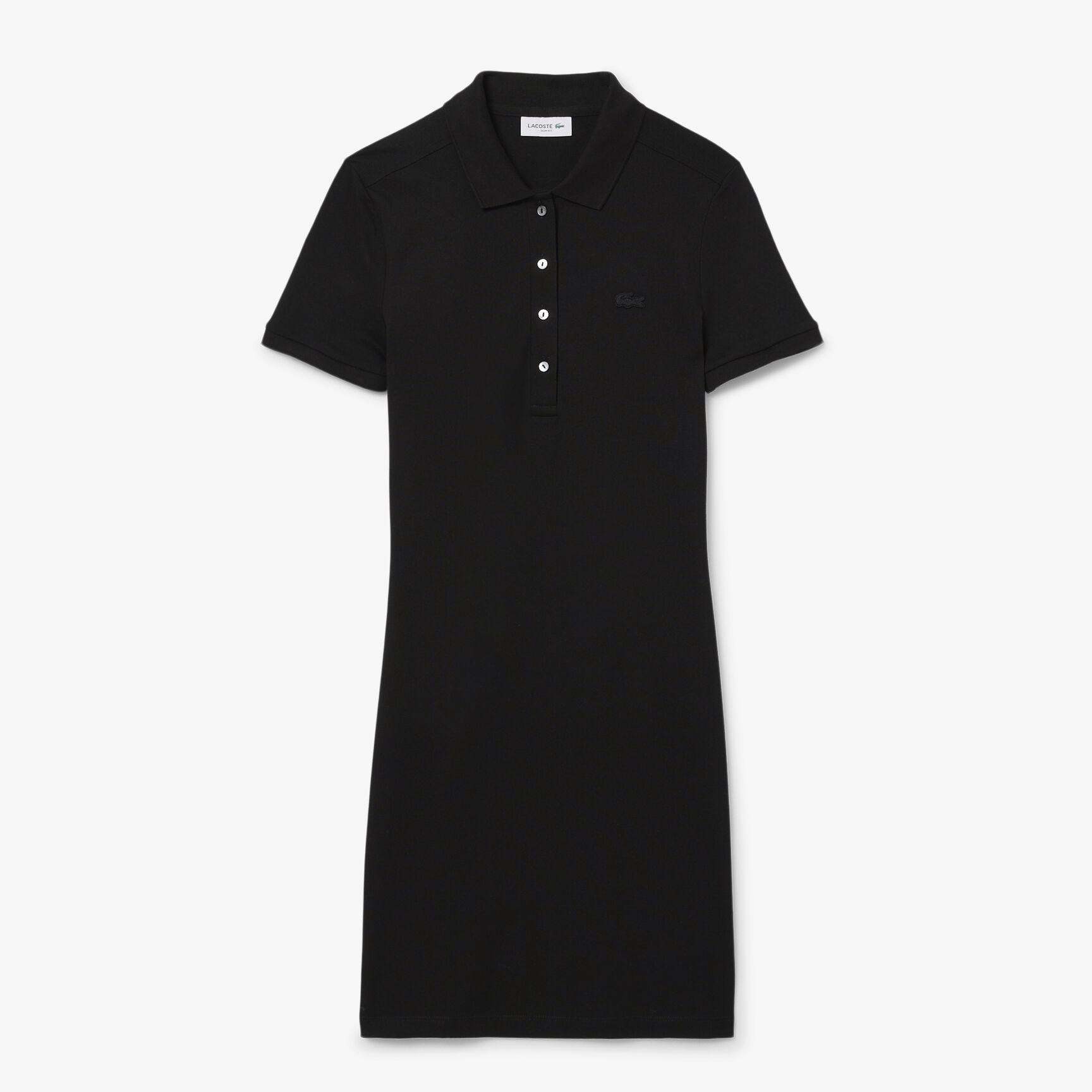Slim Fit Stretch Petit Pique Polo Dress