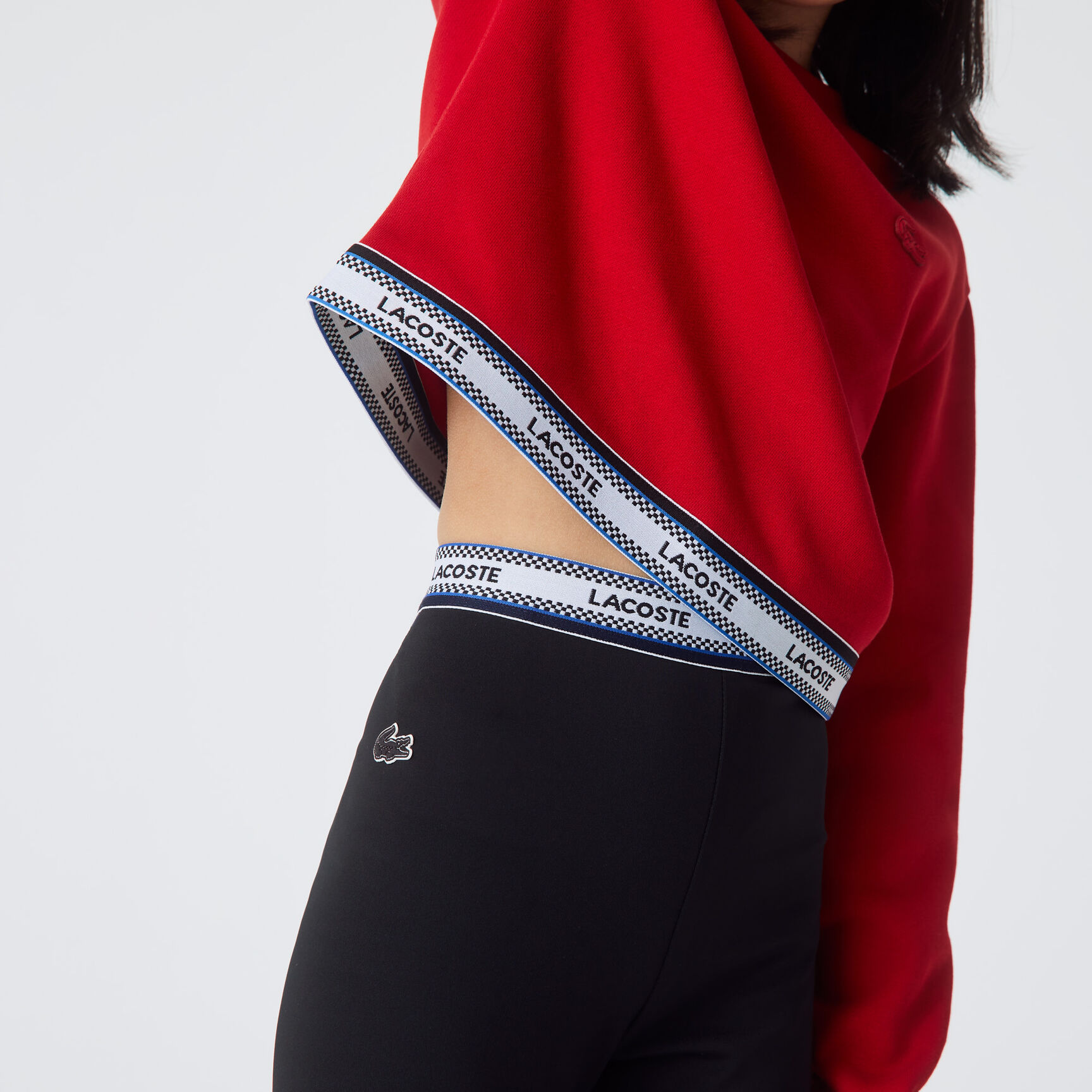 لغينغز لاكوست بخصر منقوش للبنات لغينغز لاكوست بخصر منقوش للبنات