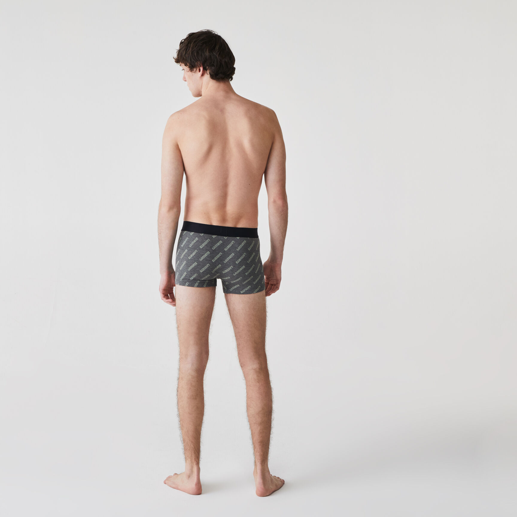 طقم بوكسر قطن مطاطي للرجال، 3 قطع