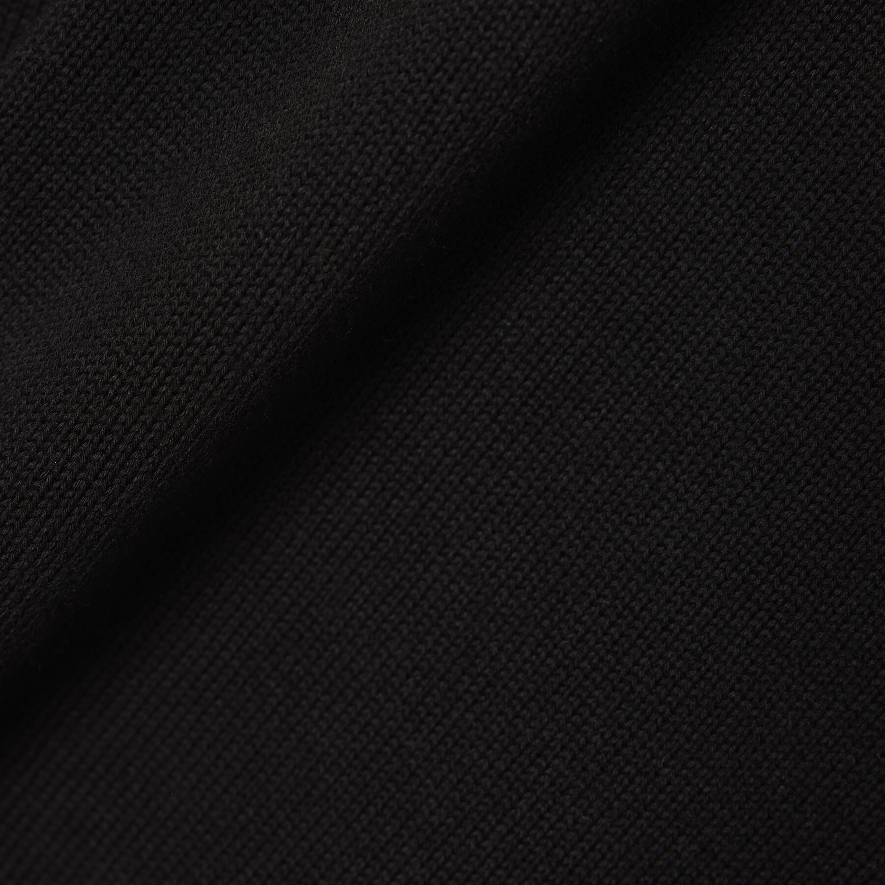 Zipped High Neck Cotton Sweater