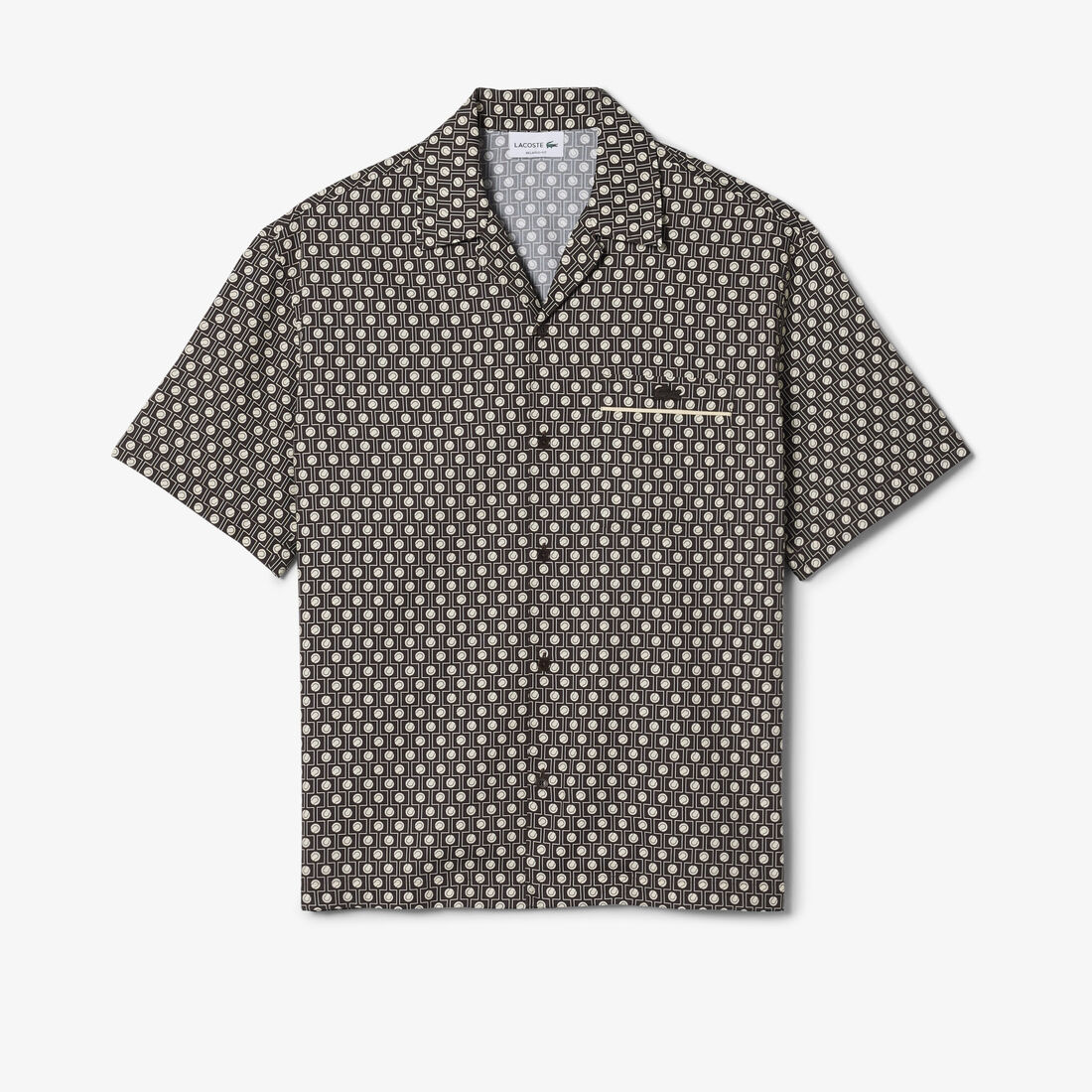 قميص قصير الأكمام بقصة مريحة قميص قصير الأكمام بقصة مريحة