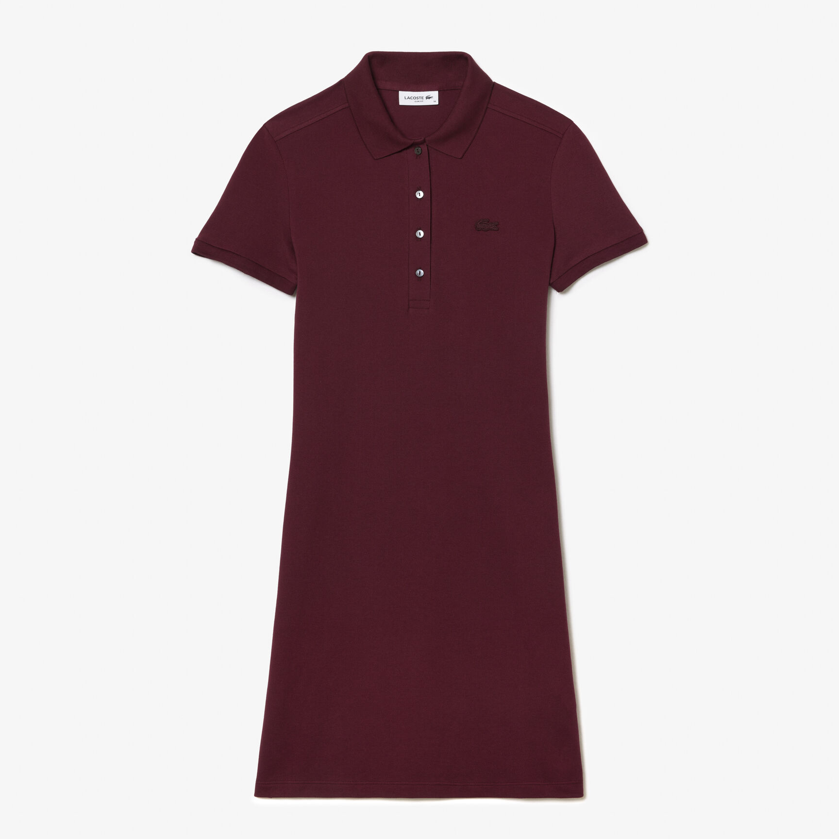 Slim Fit Stretch Petit Pique Polo Dress