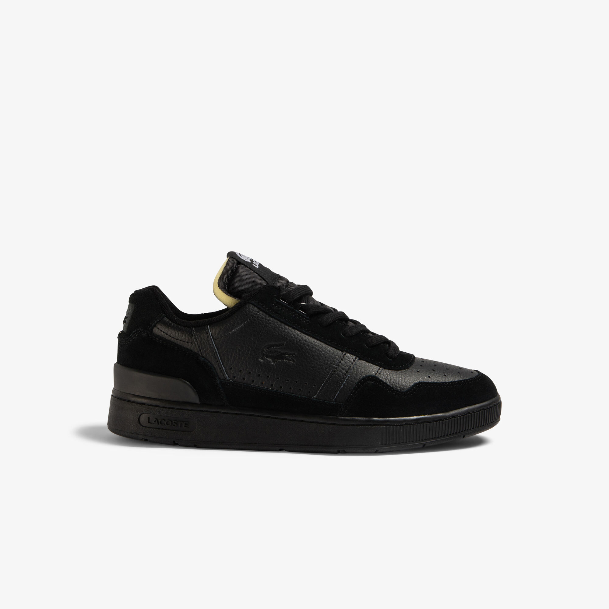 Buy Men s Lacoste T Clip Leather Premium Trainers Lacoste SA