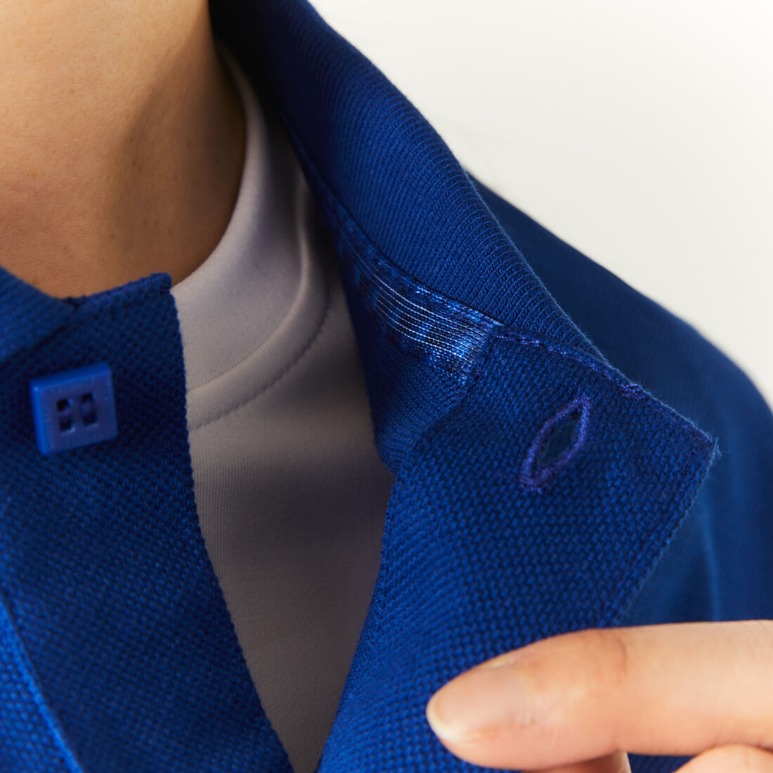 تيشيرت بولو قطن عضوي بقصة كلاسيكية للجنسين مجموعة Lacoste x Minecraft تيشيرت بولو قطن عضوي بقصة كلاسيكية للجنسين مجموعة Lacoste x Minecraft