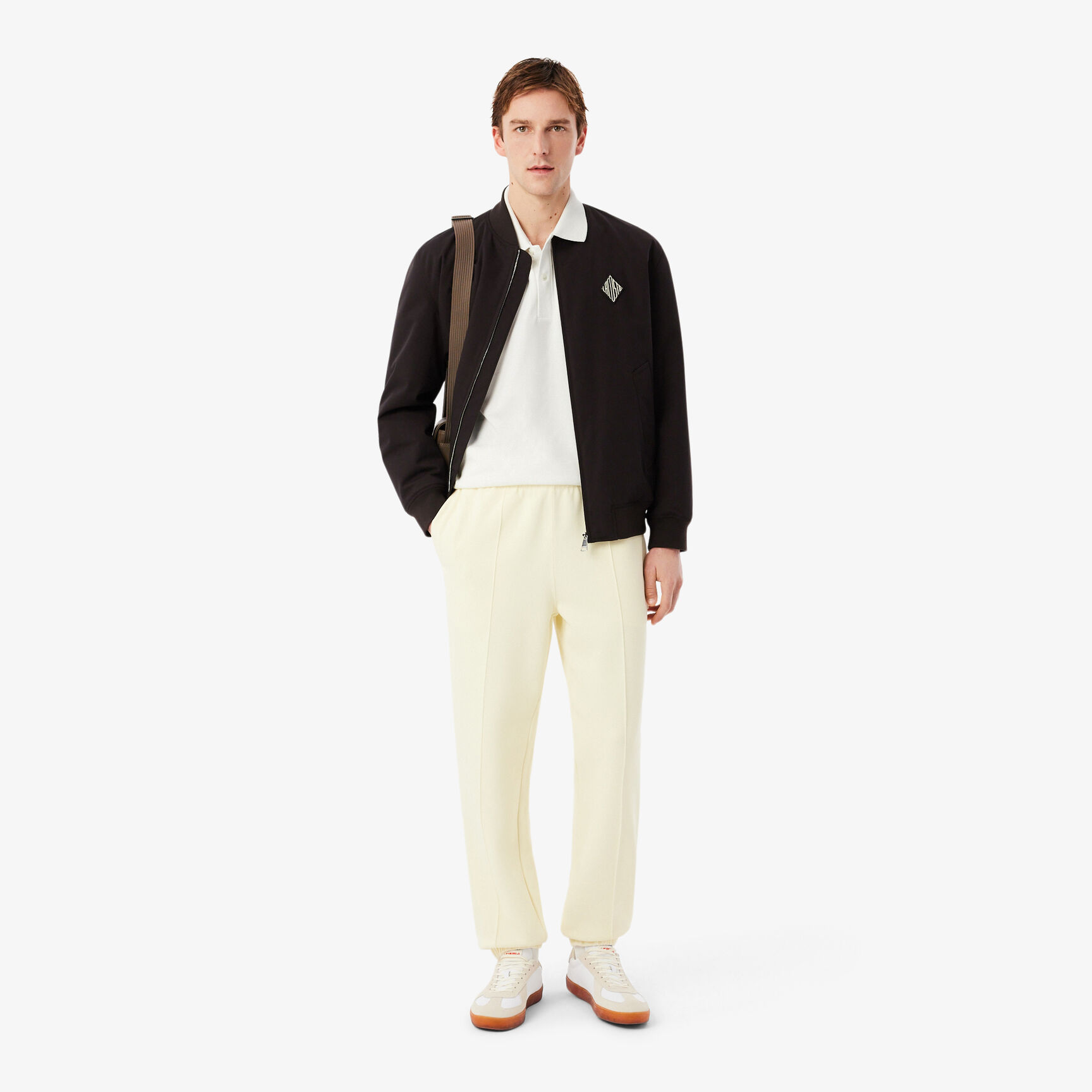 Classic Fit Badge Accent Pique Polo Shirt Classic Fit Badge Accent Pique Polo Shirt