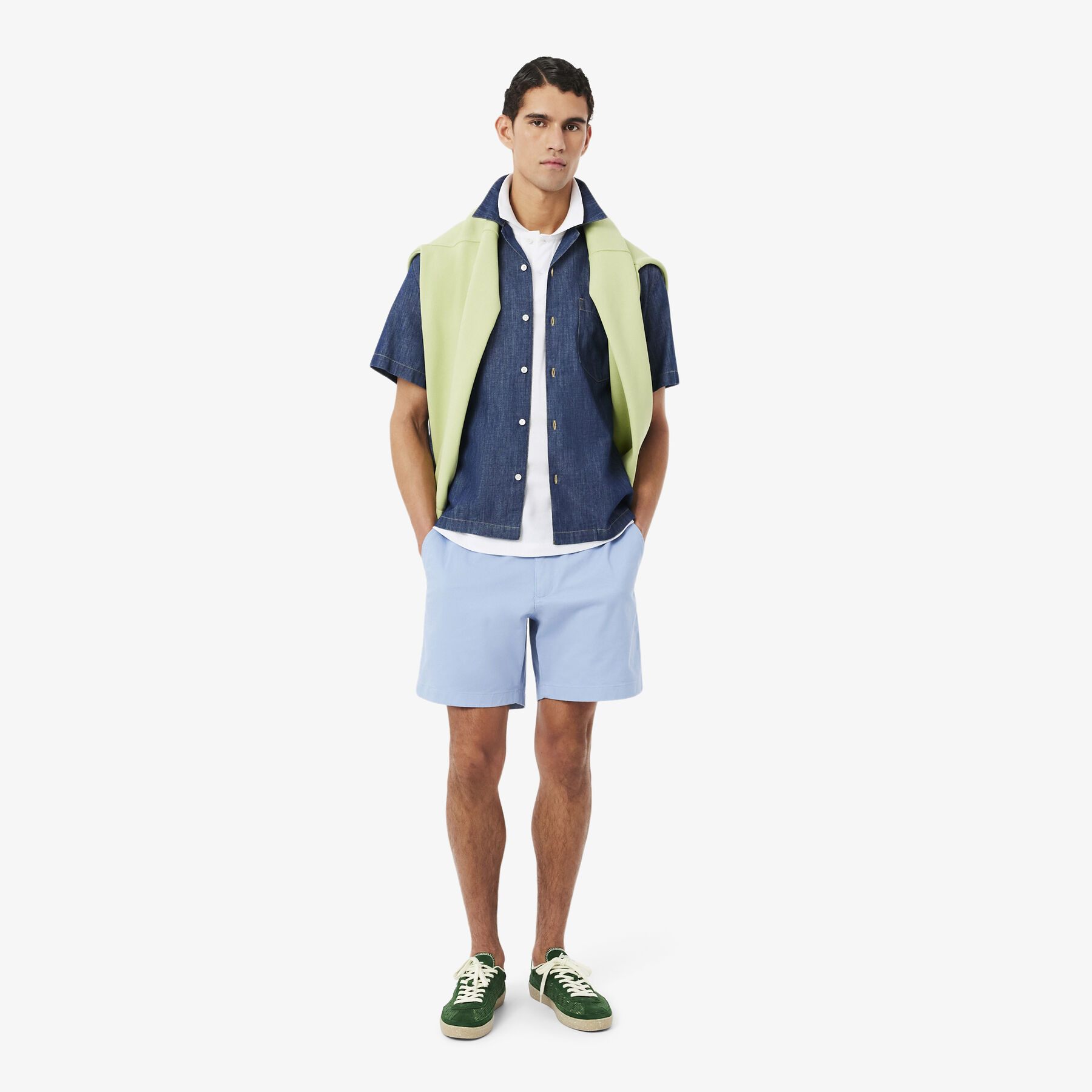 Classic Fit Embroidery Detail Petit Pique Polo Shirt Classic Fit Embroidery Detail Petit Pique Polo Shirt