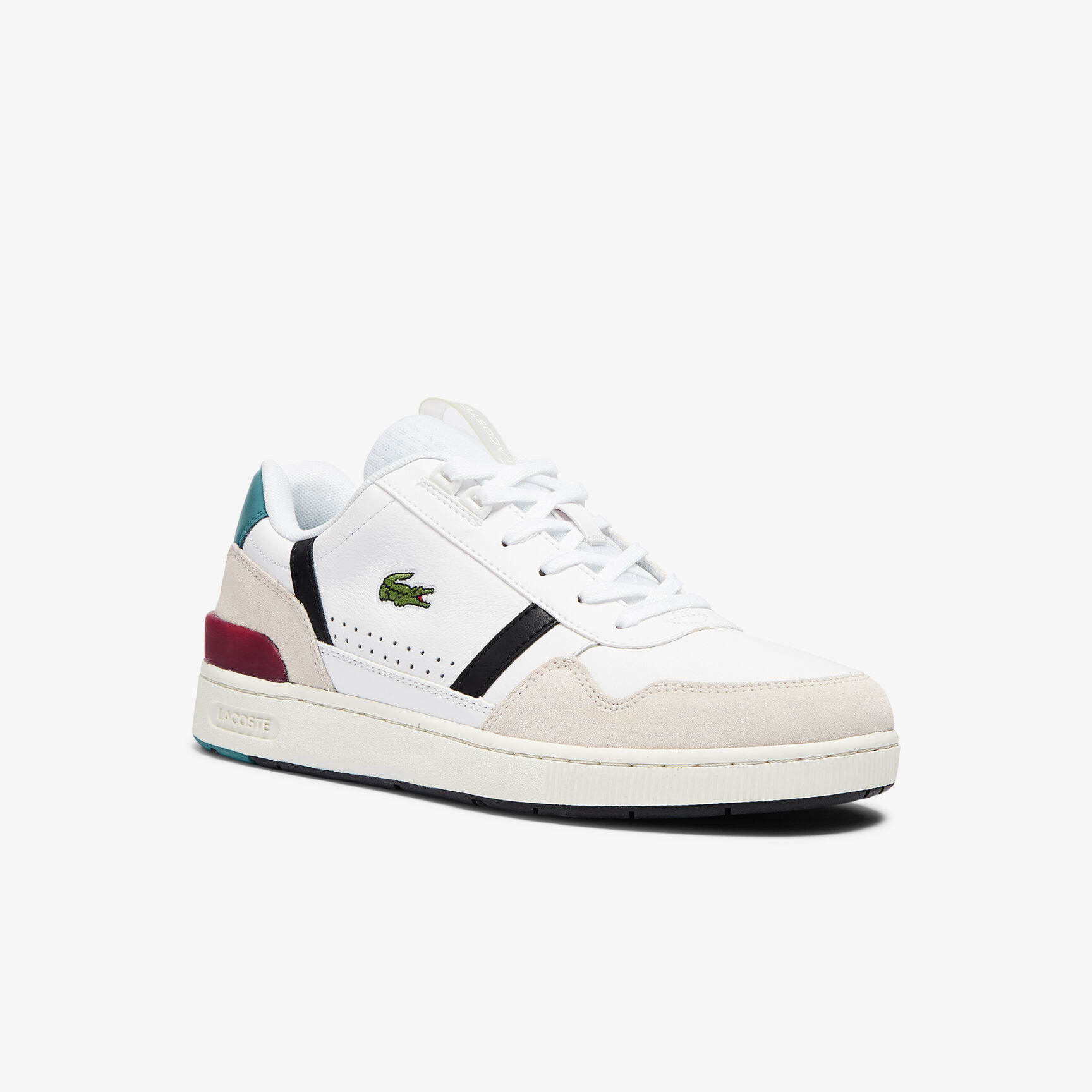 سنيكرز تي كليب جلد بتفاصيل ملونة للرجال سنيكرز تي كليب جلد بتفاصيل ملونة للرجال