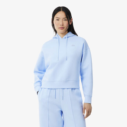 lacoste oversized adjustable hoodie