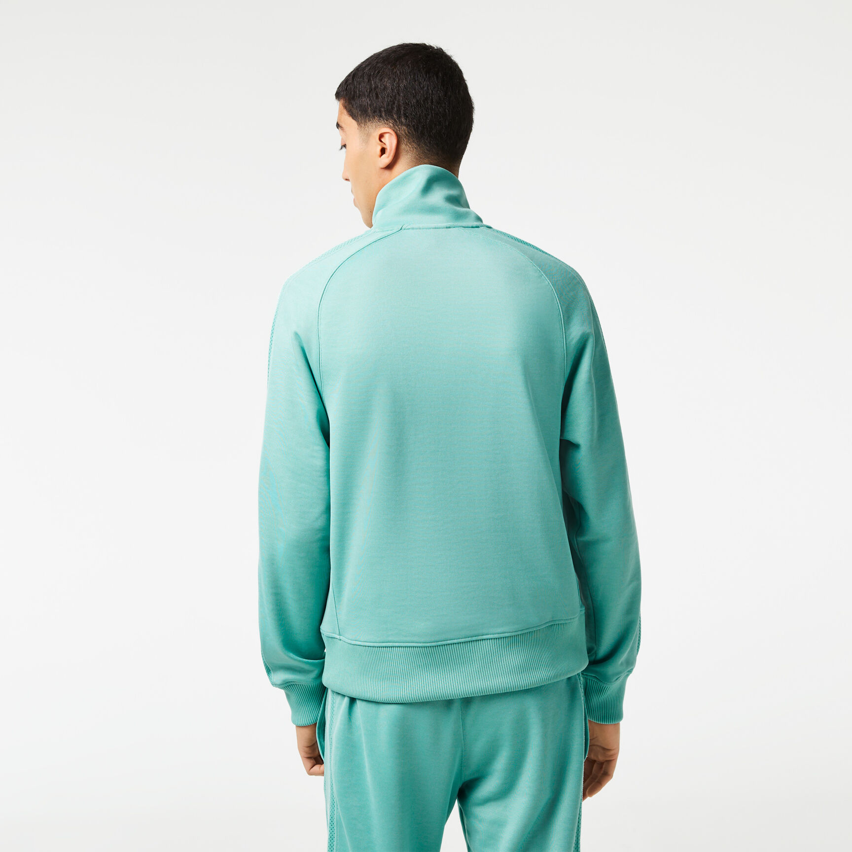 Men’s Lacoste Regular Fit Zipped Piqué Sweatshirt