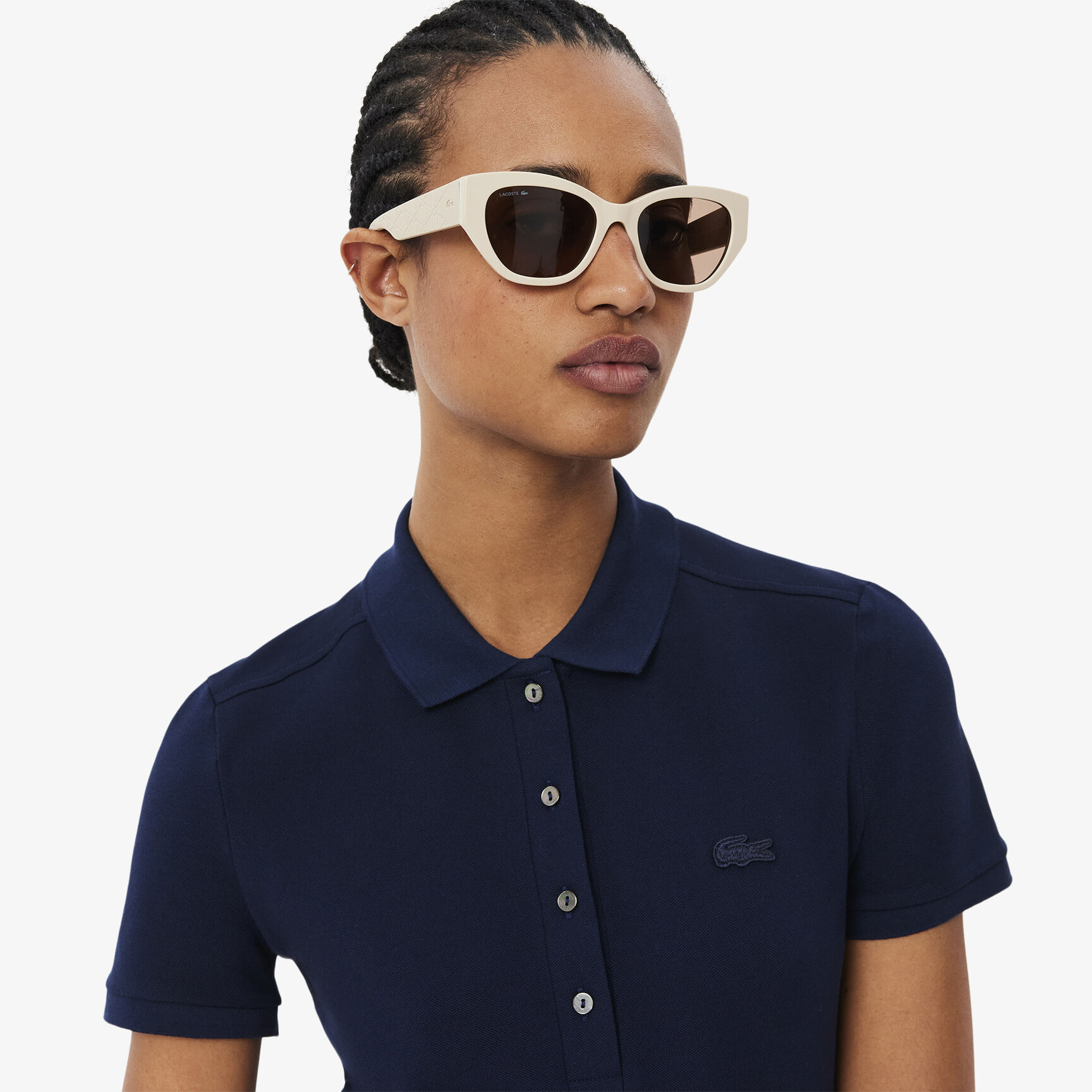 فستان بولو من بيتي بيكيه مطاطي بقصة ضيقة فستان بولو من بيتي بيكيه مطاطي بقصة ضيقة