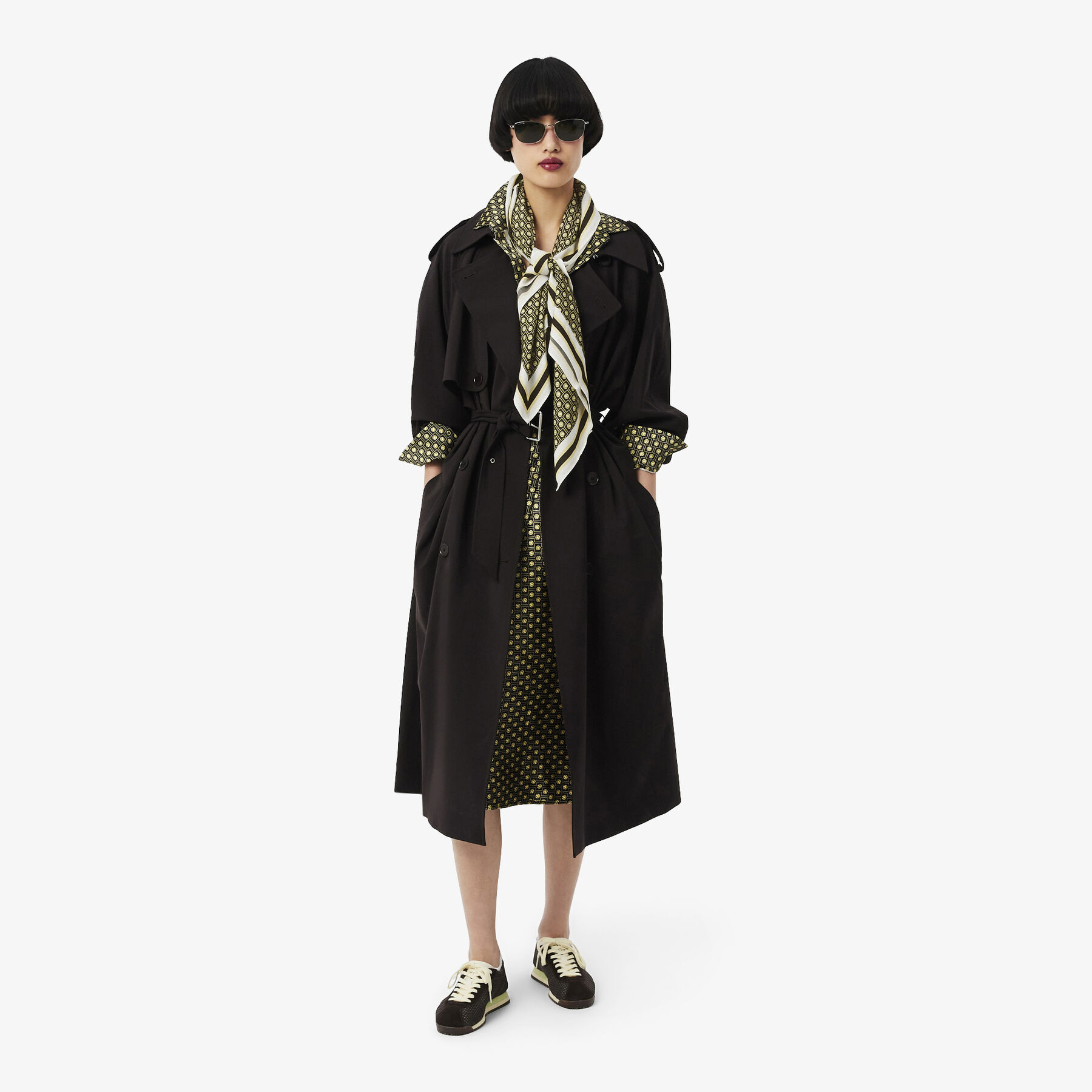 Printed Tennis Scarf lacoste printed tennis scarf
