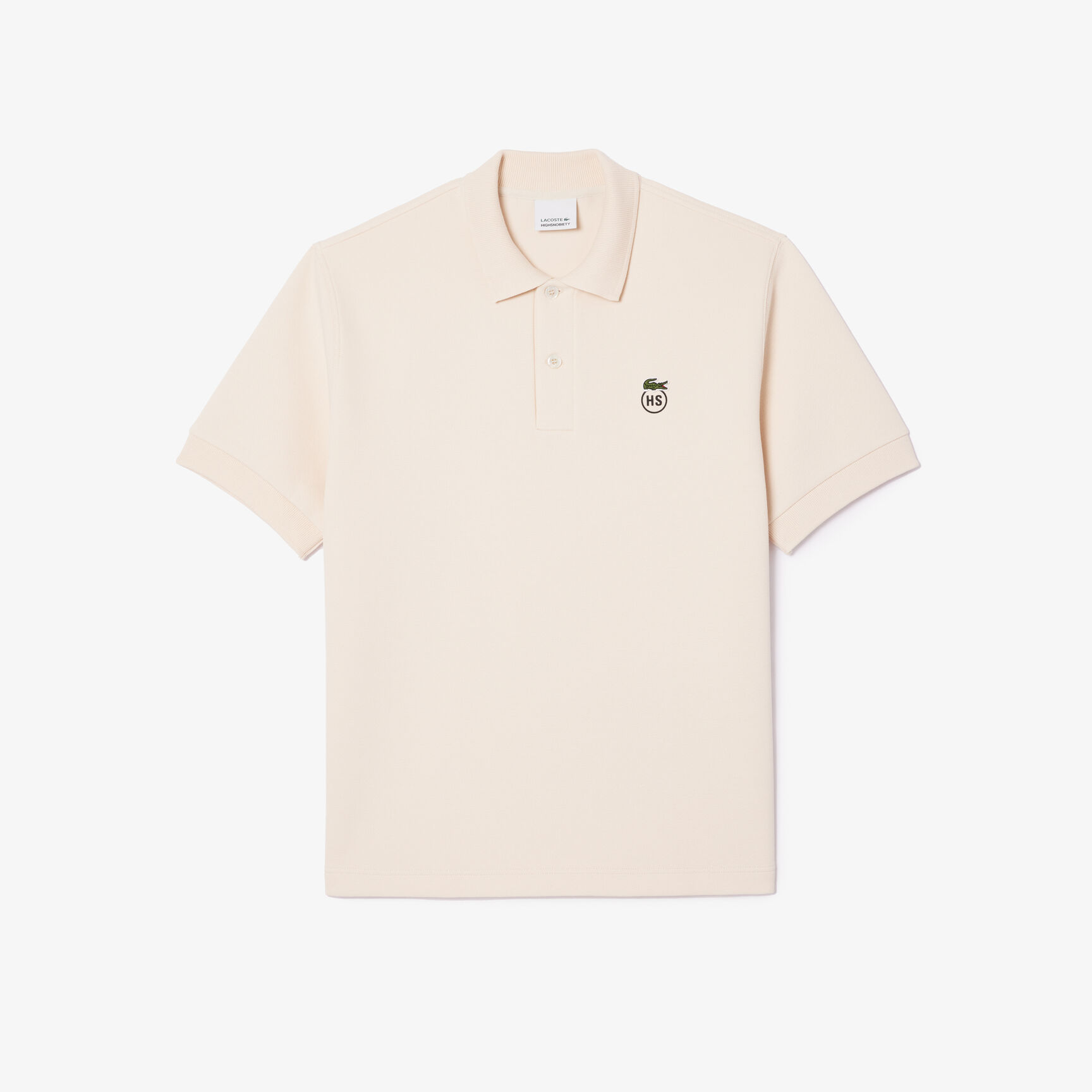 قميص بولو بيكيه كبير الحجم من Lacoste x Highsnobiety قميص بولو بيكيه كبير الحجم من Lacoste x Highsnobiety