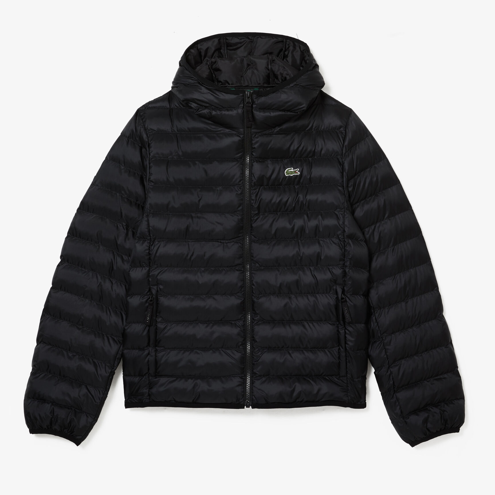 Men's Lacoste Quilted Hooded Short Jacket