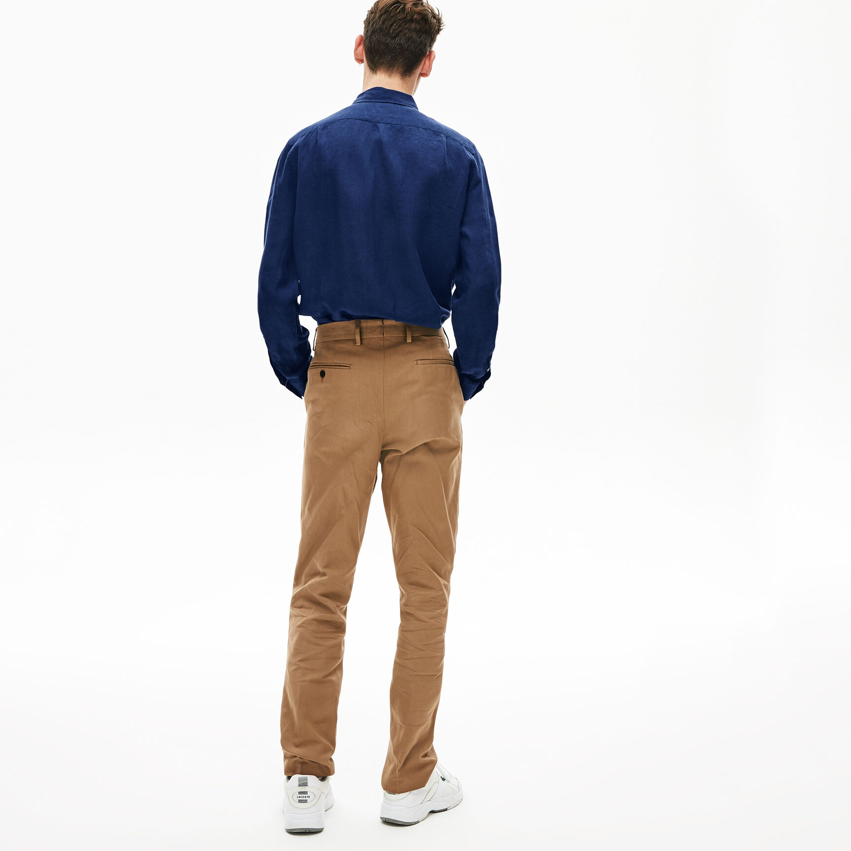 قميص كتان بقصة عادية للرجال