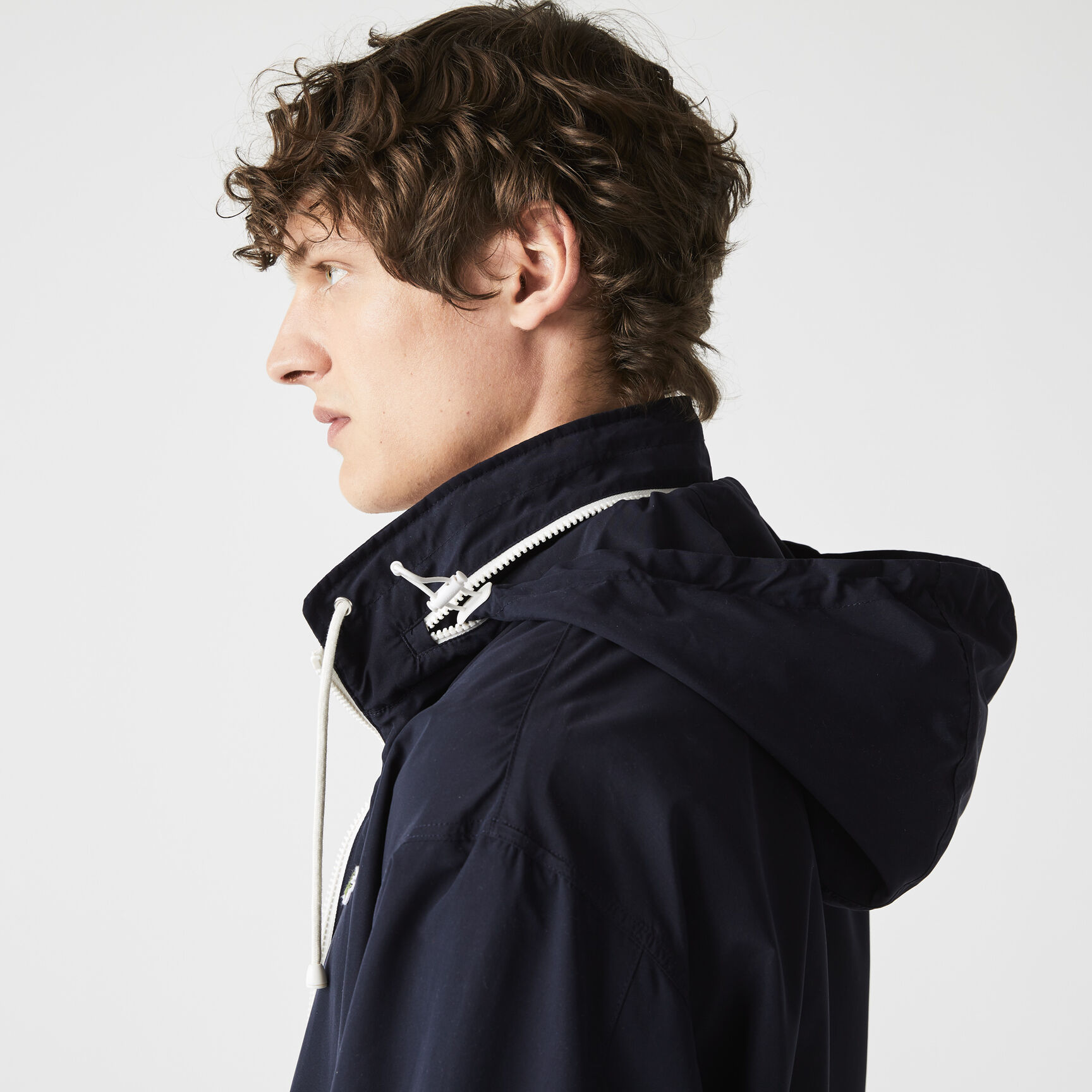 Men’s Lightweight Water-Resistant Zip Windbreaker