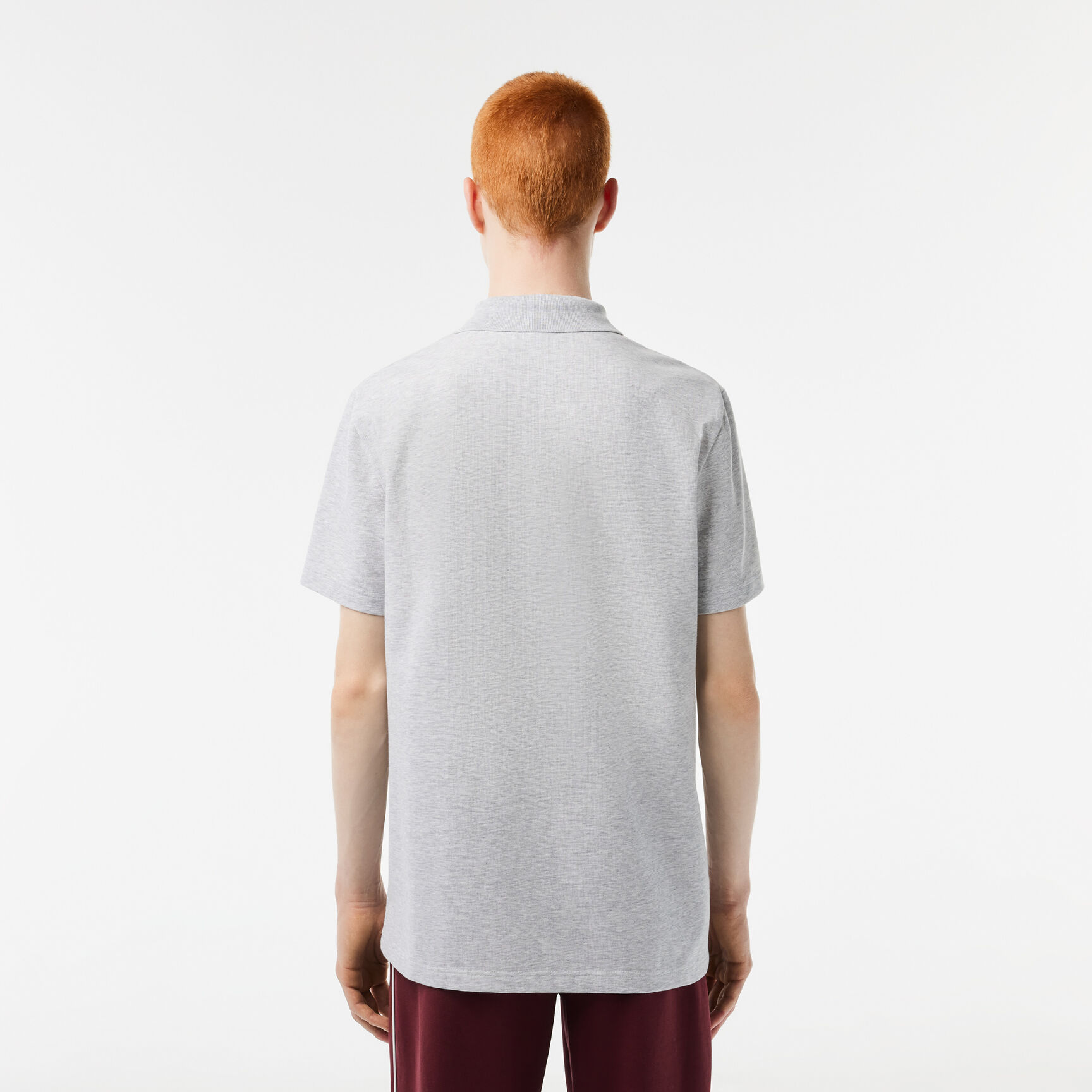 تيشيرت بولو لاكوست قطن عضوي مطاطي بقصة عادية للرجال تيشيرت بولو لاكوست قطن عضوي مطاطي بقصة عادية للرجال