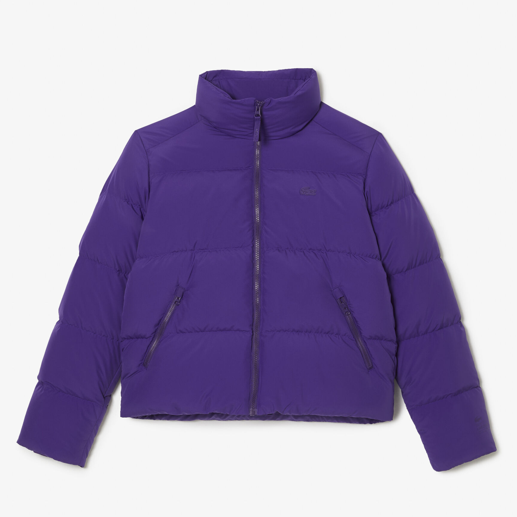 جاكيت لاكوست تفتا مبطن بجزء قابل للطي للنساء جاكيت لاكوست تفتا مبطن بجزء قابل للطي للنساء