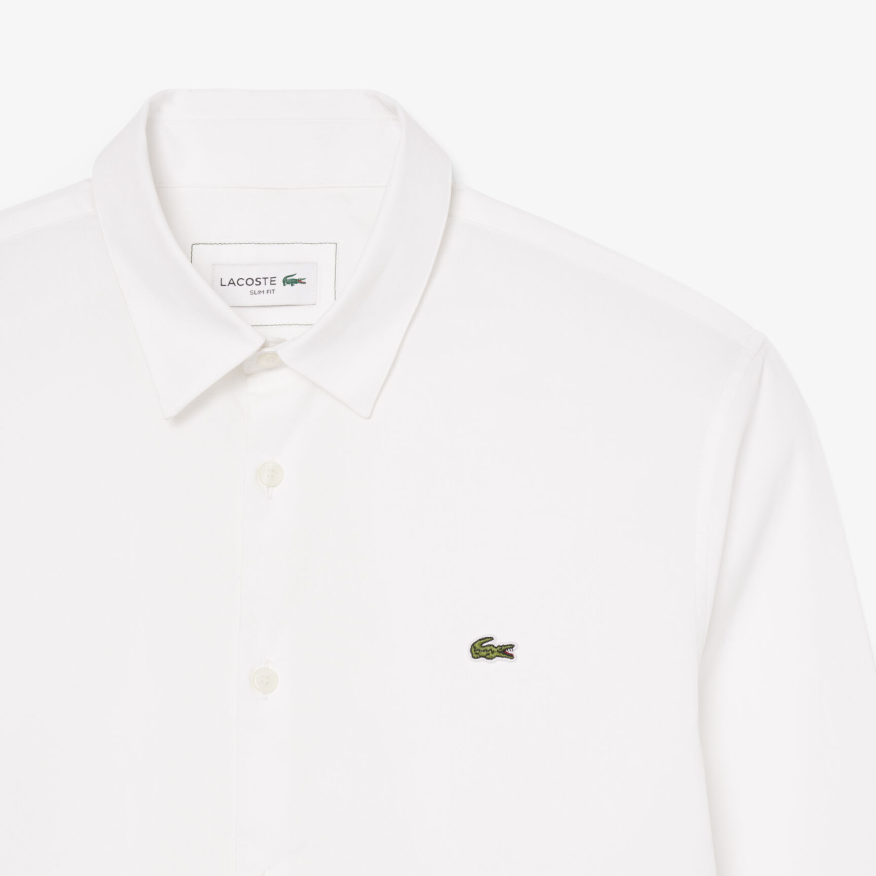 Slim Fit Stretch Cotton Poplin Shirt